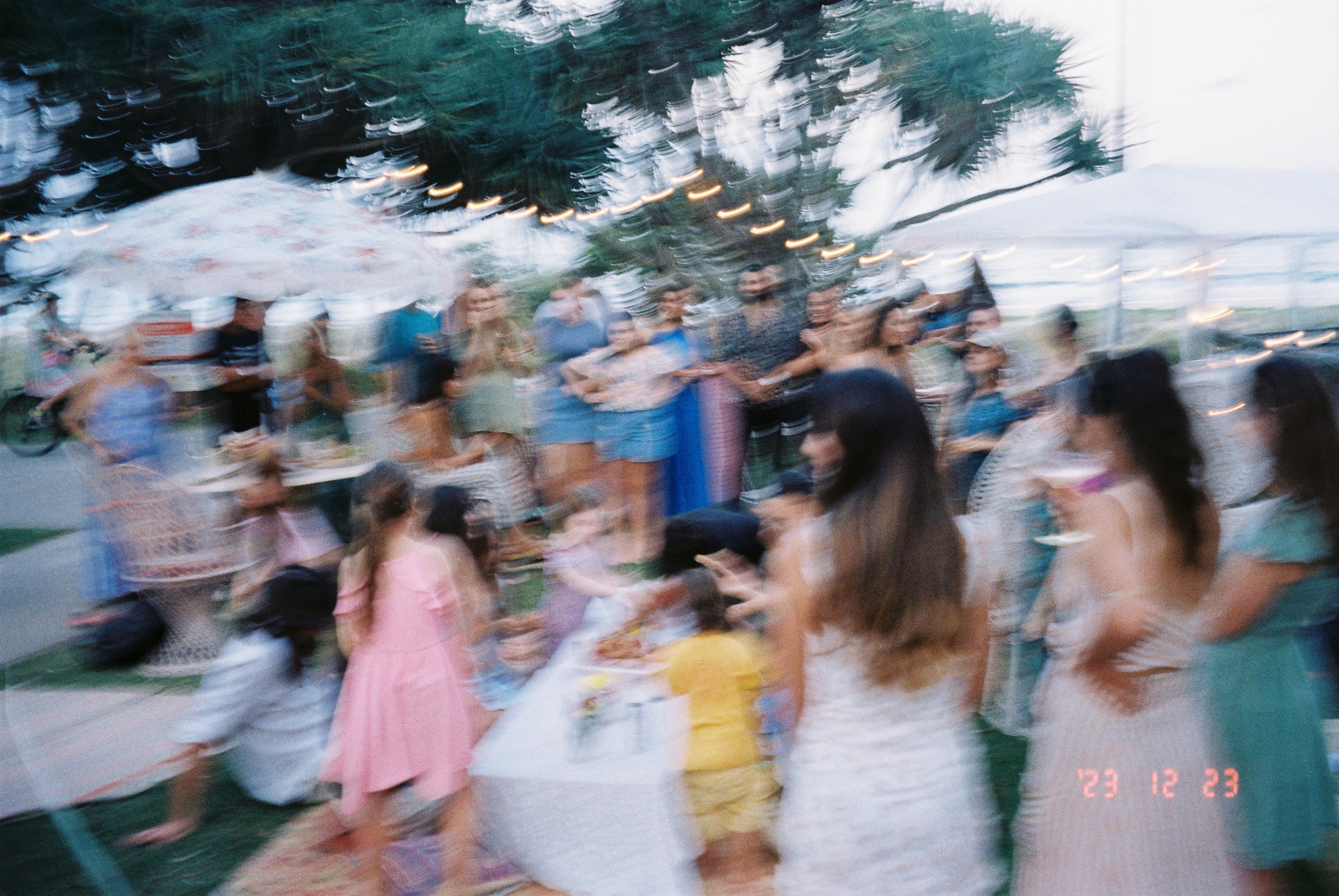 B-day party. Film portrait photographer