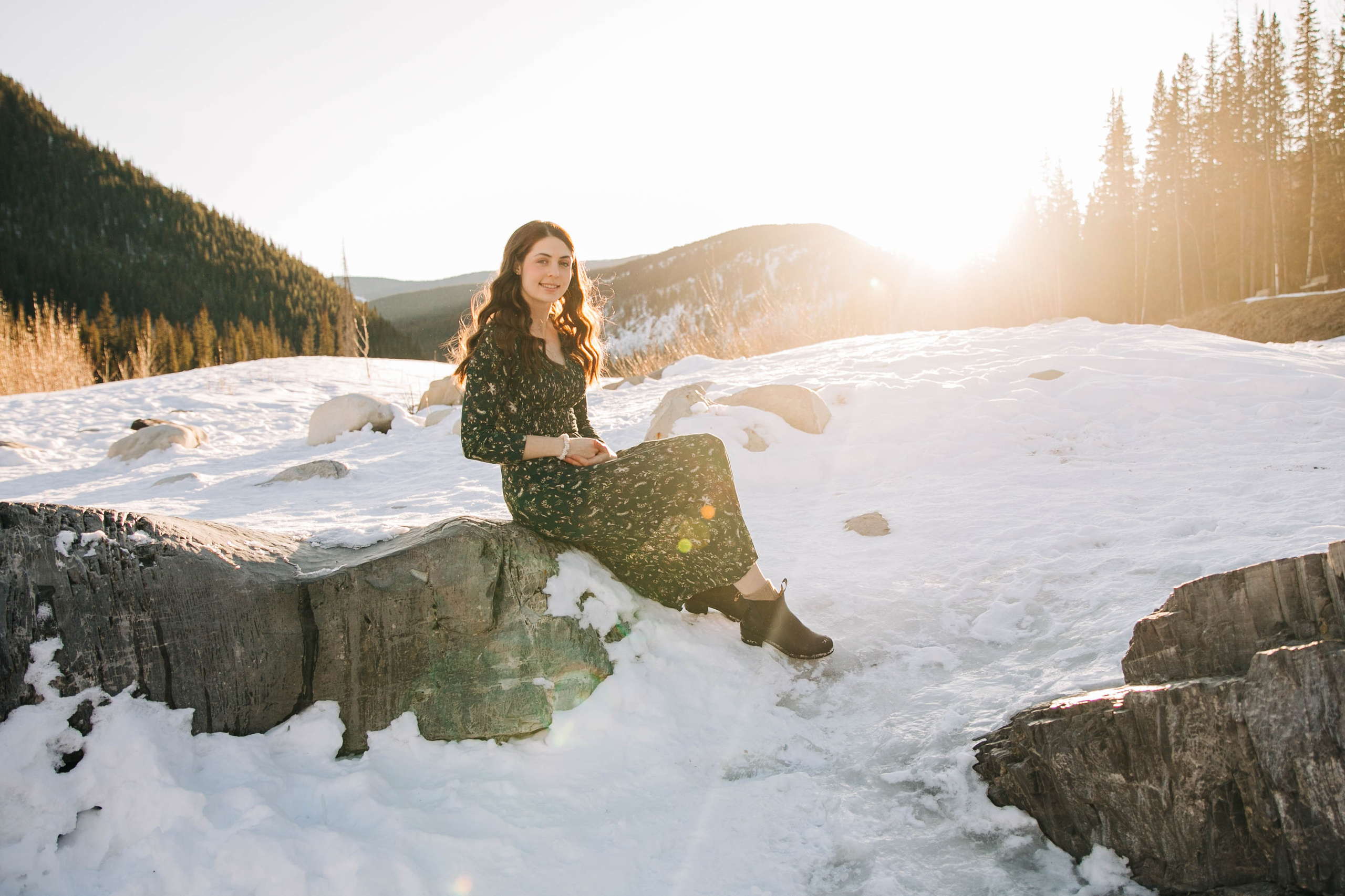 Emily Koller — Elbow Falls. Fotografía accesible en Calgary