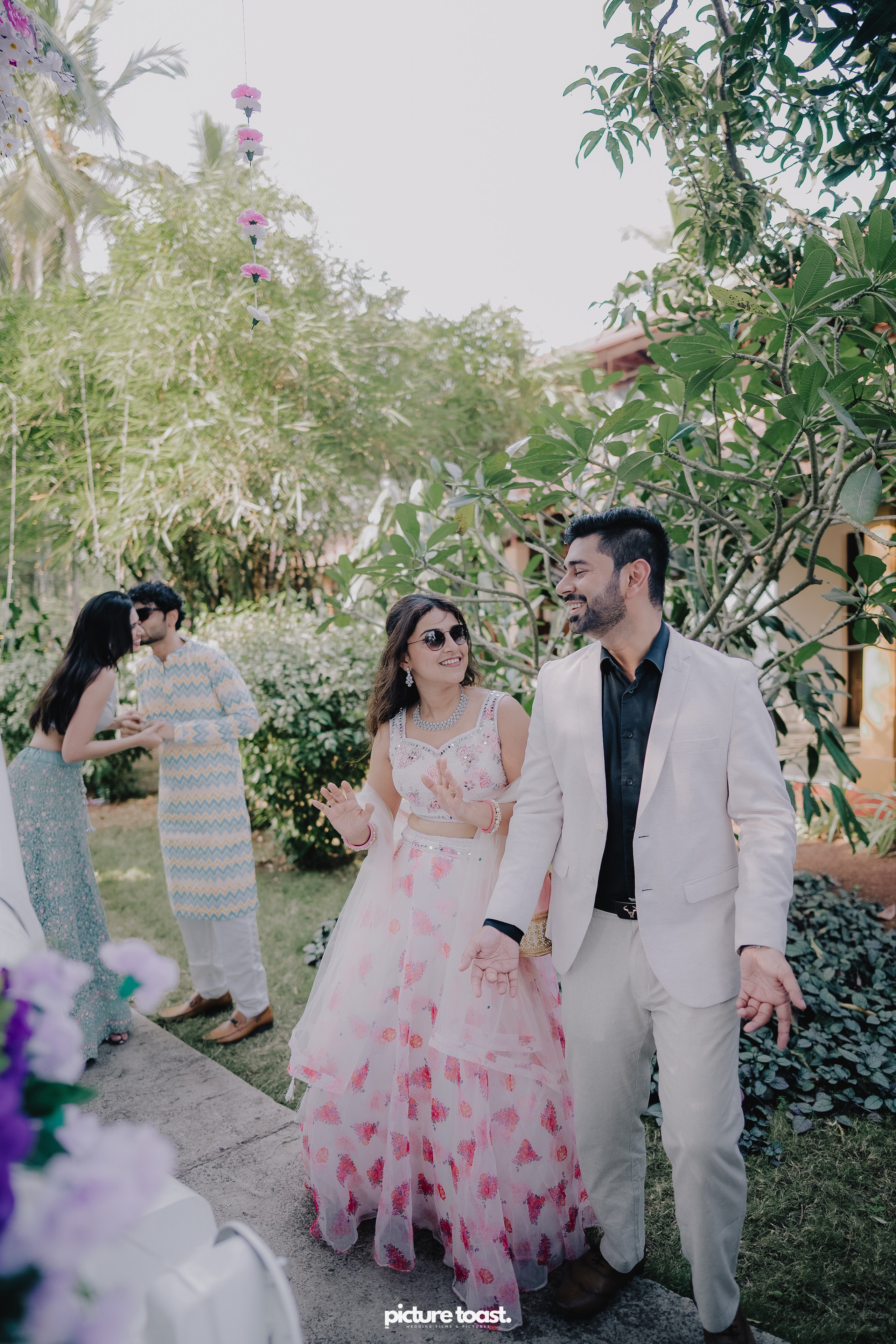 Varamala Ft. Barbie & Aneesh. Fine art Wedding Photographers in India & Canada