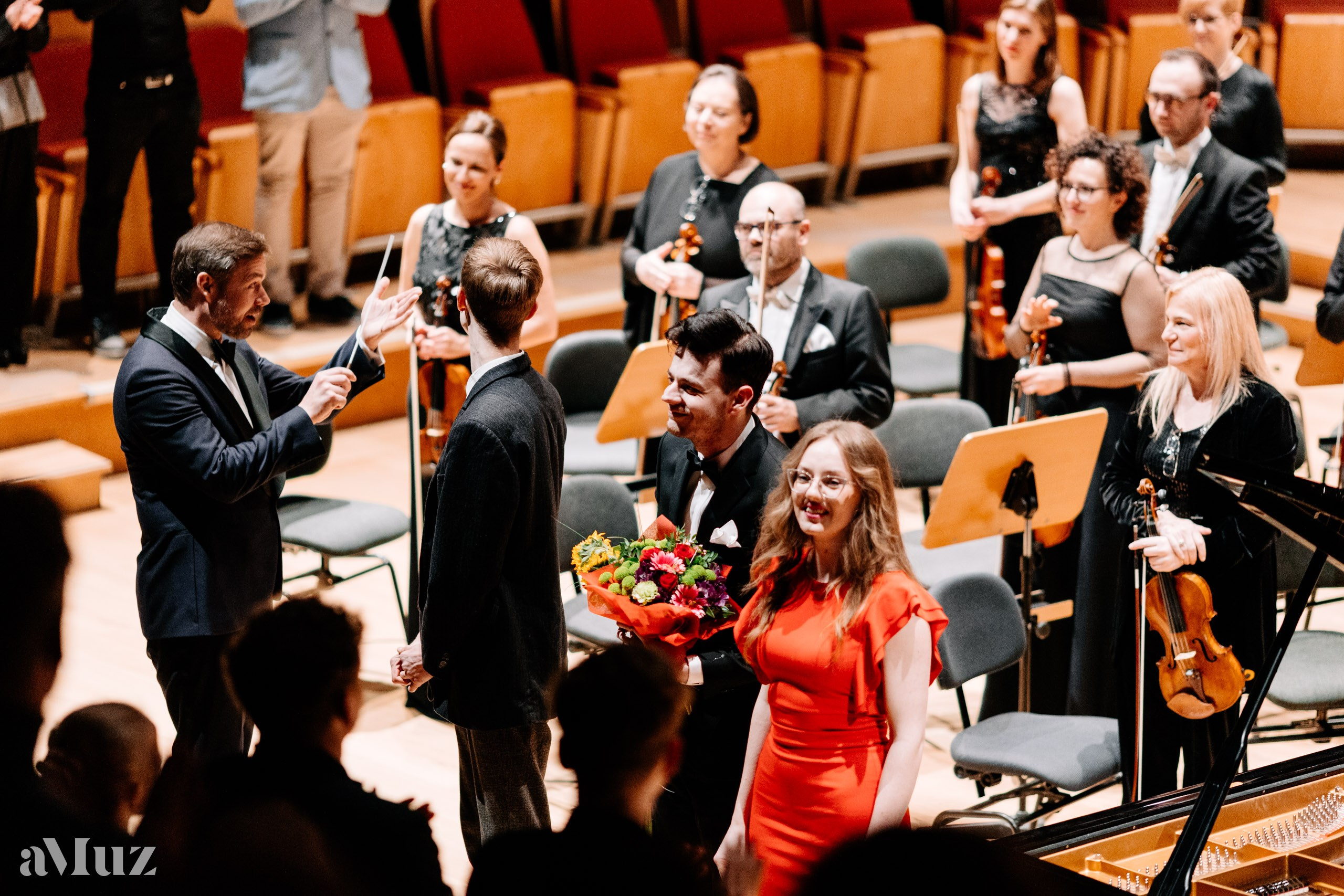 Koncert dyplomantów aMuz w Polskiej Filharmonii Bałtyckiej. Fotograf Ślubny Warszawa - Sesje Biznesowe Rodzinne Eventy
