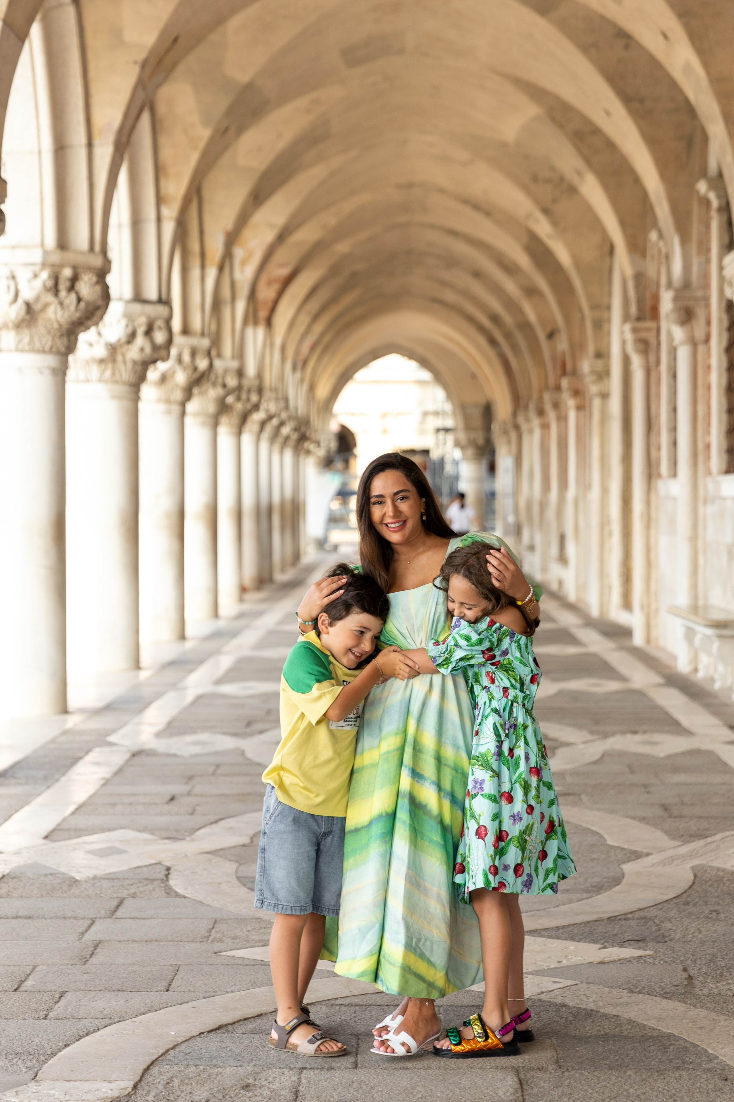 Fidan with childrens