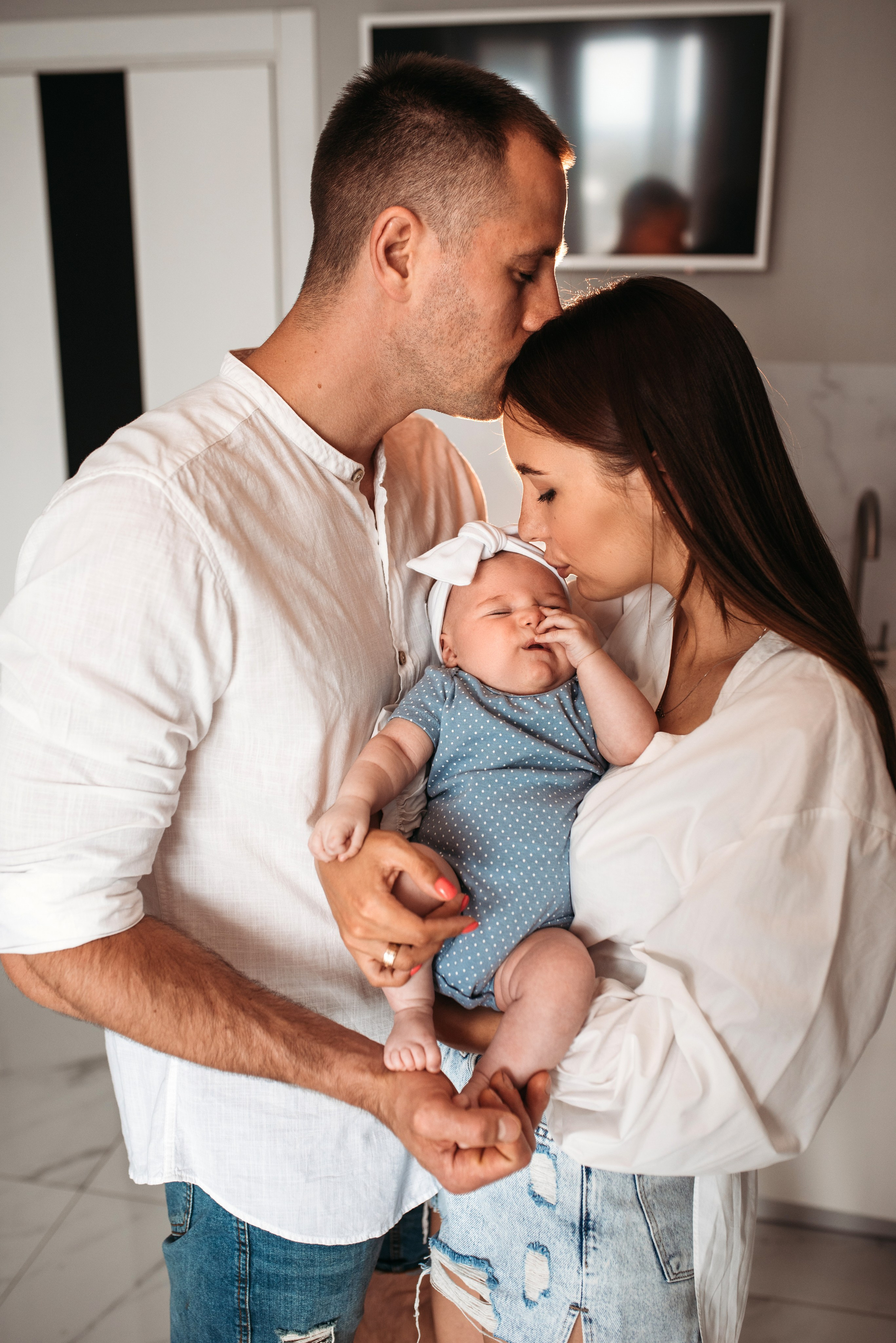 Karina & Arsen & Jesja. Familien- und Hochzeitsfotografin. Ich arbeite in Koblenz und Rheinlan