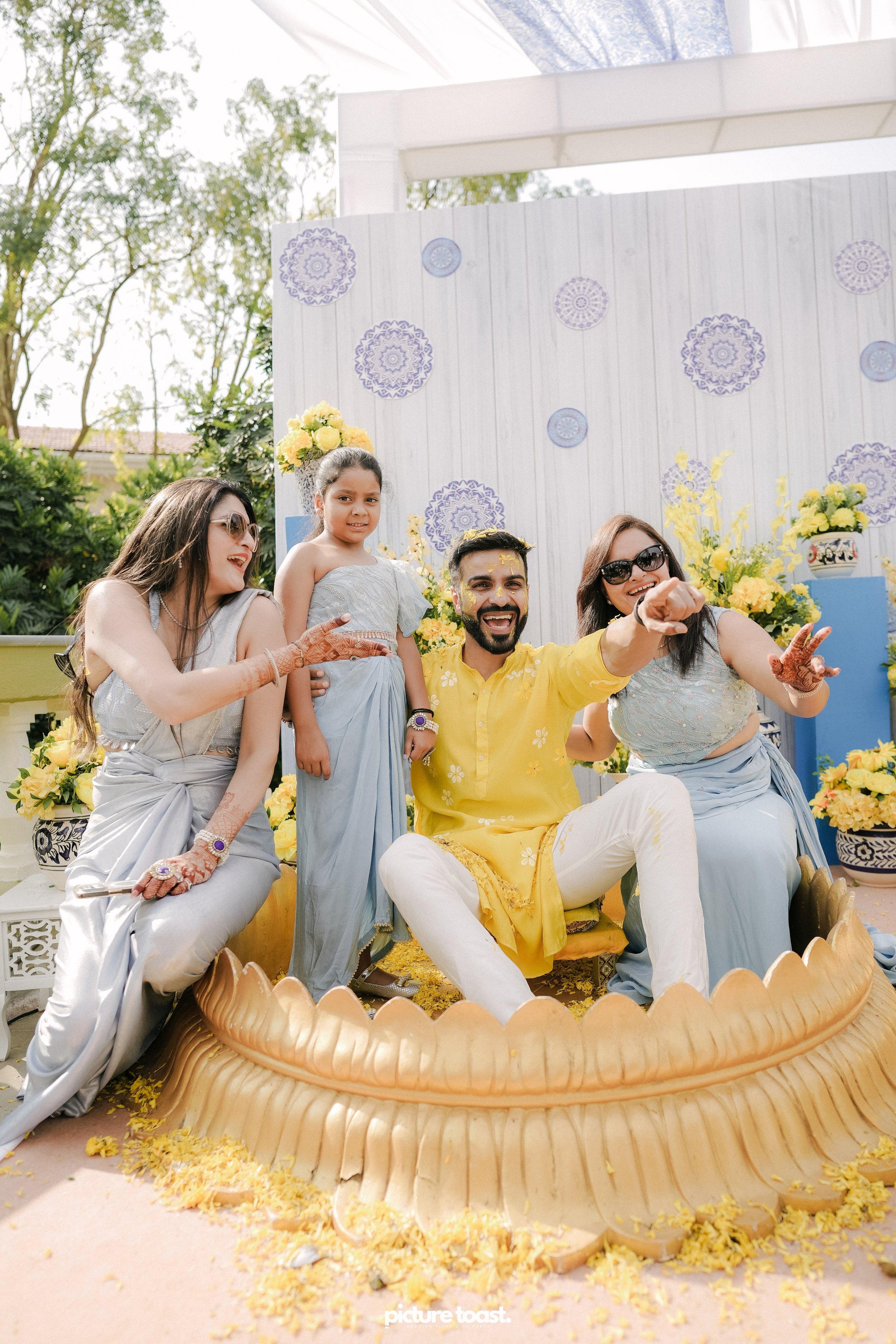 Haldi Hues Ft. Baebie & Goyal. Fine art Wedding Photographers in India & Canada