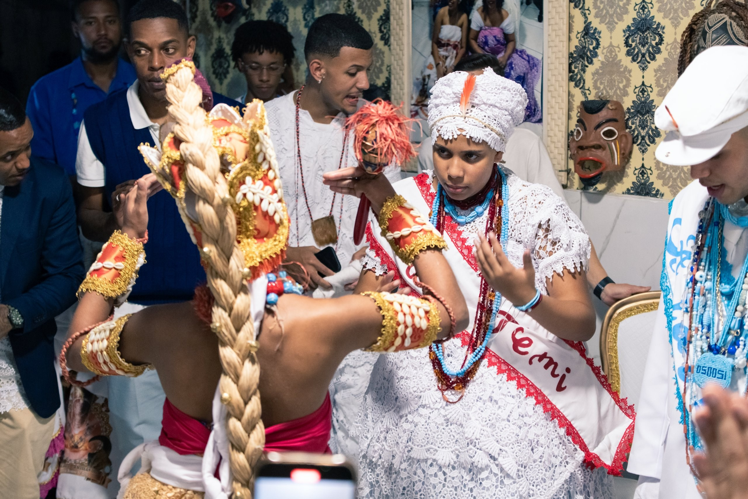 19/04/2025 — Iniciação Oloyê Pablo, Ajoyê Maria Júlia e Iyawo Arthur. Aladá Produções