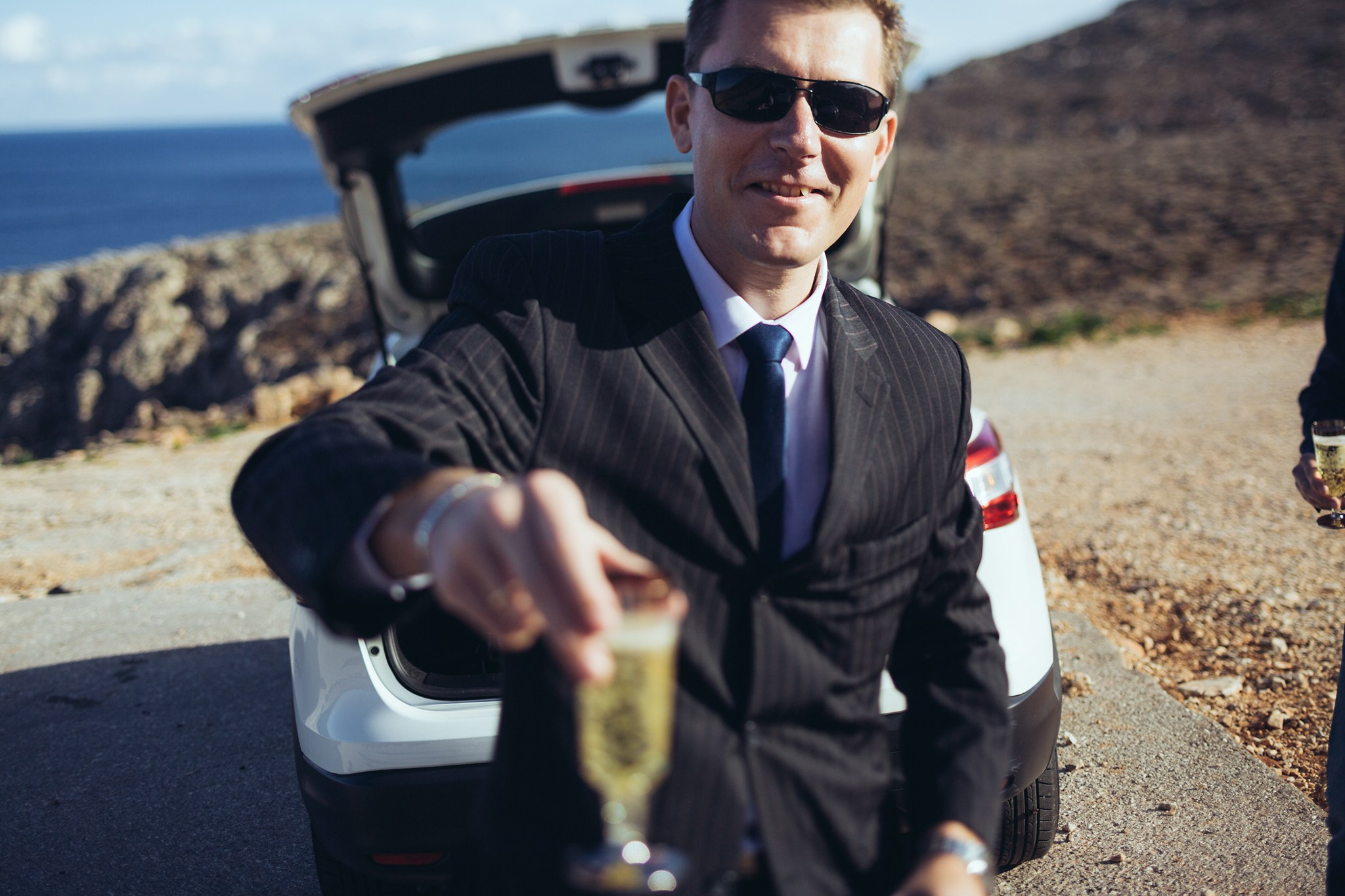 Ronalds & Svetlana, Crete. Denny Savon — Photographer in Santorini | Weddings, Love Stories & Flying Dress