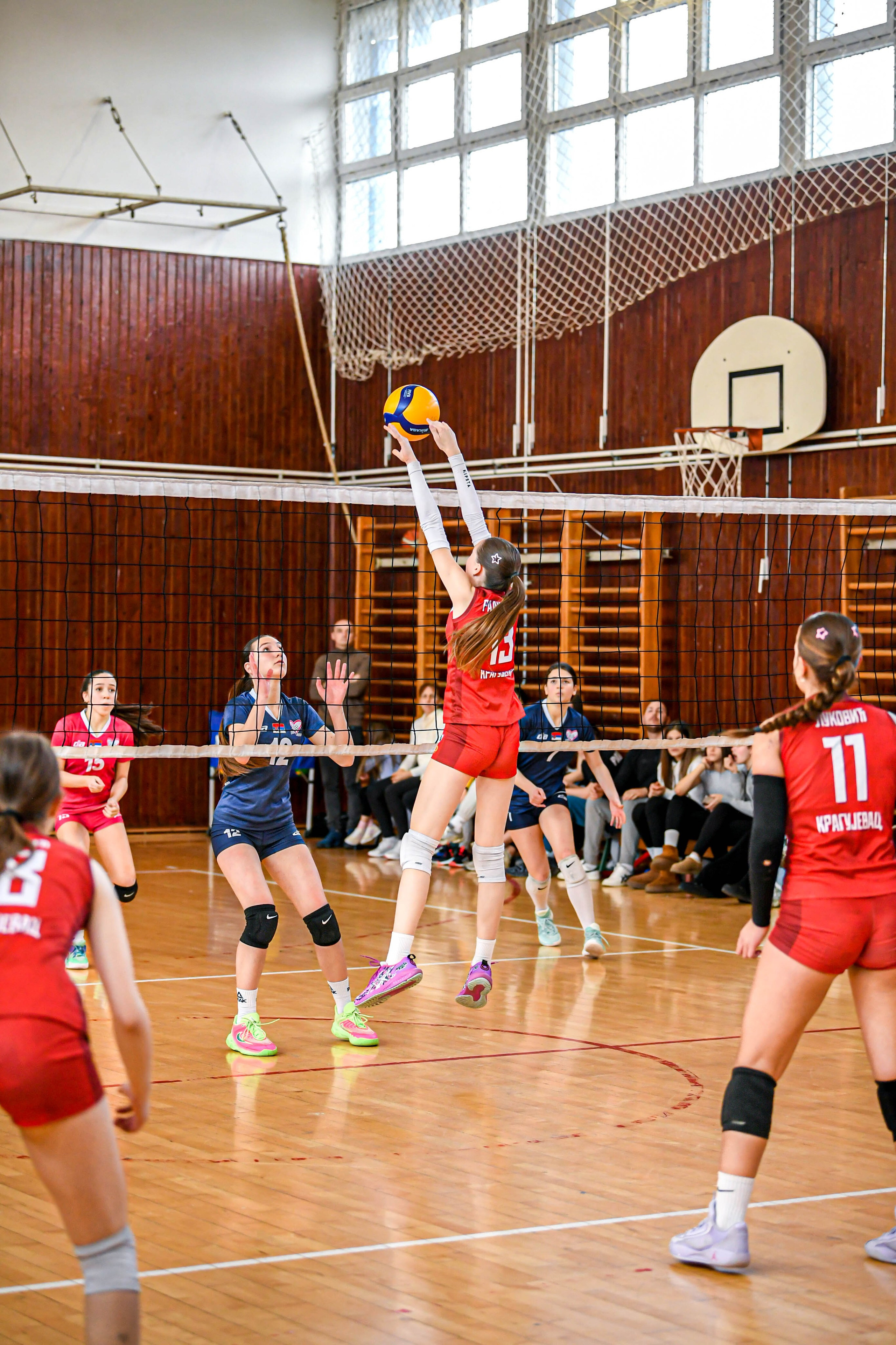 Odbojka 22.03.  Radnicki KG — BlockVolley JAG. Foto Simic Jagodina