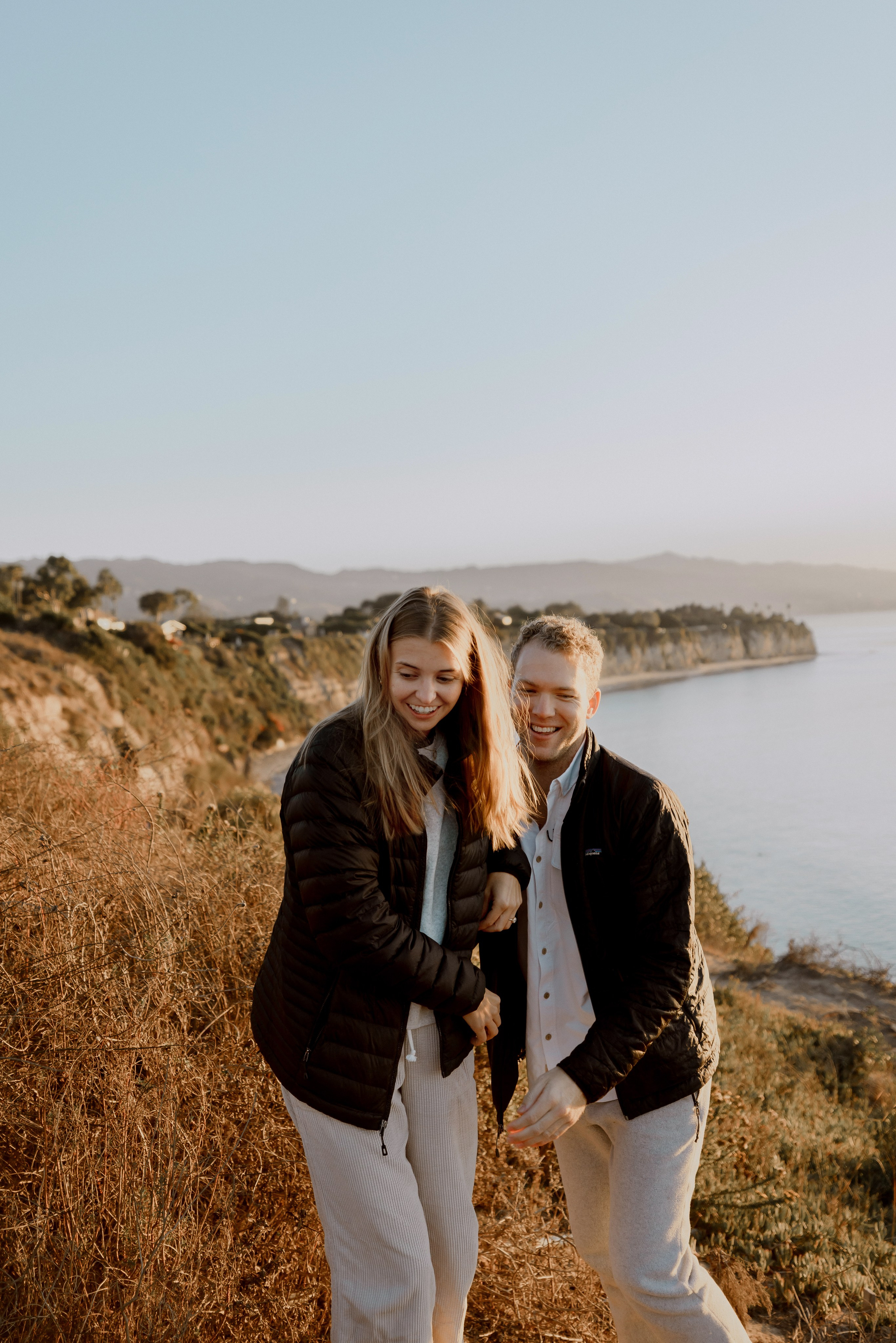 Surprise Proposal at Sunrise at Point Dume, Malibu | Taya Frank. Southern California Family and Couple Photographer
