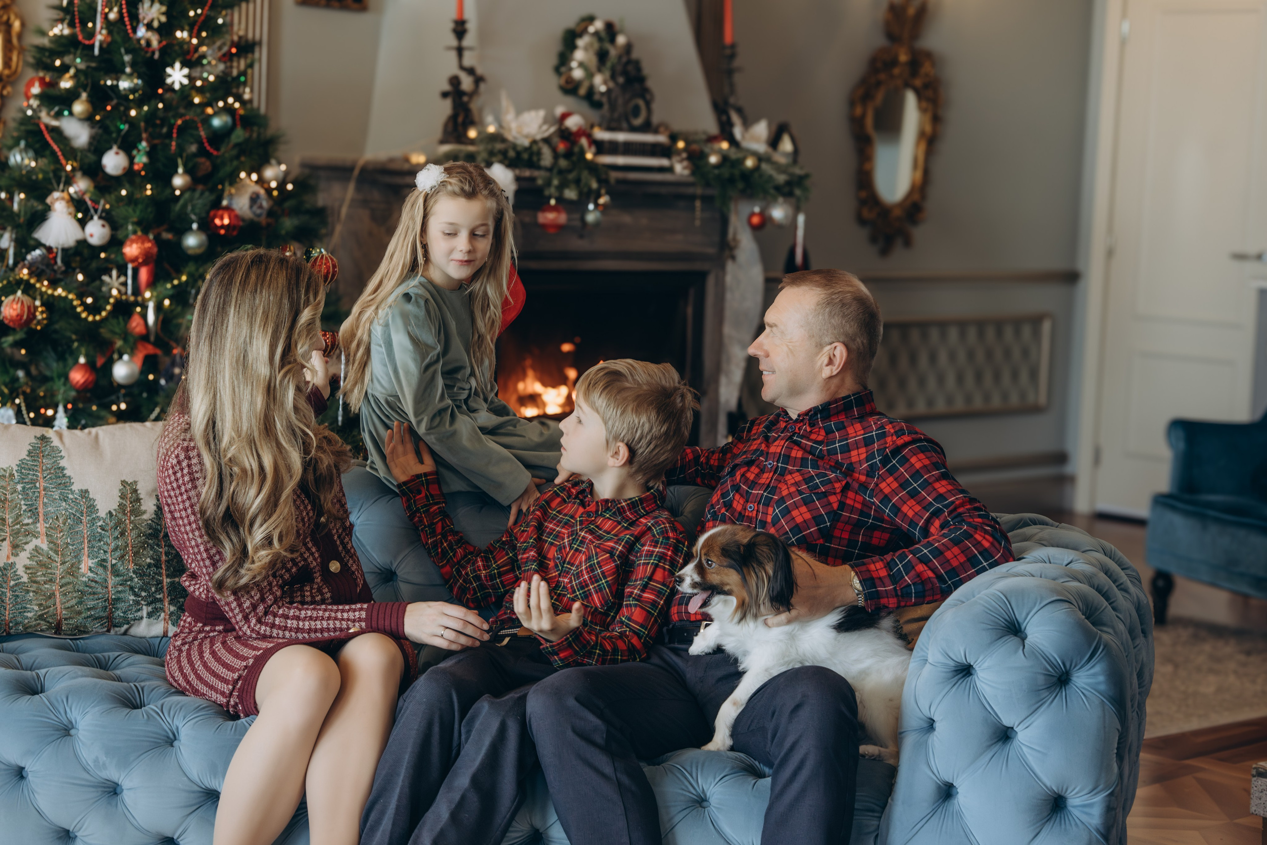 XMAS FAMILY SHOOTING. PHOTOGRAPHER IN ITALY