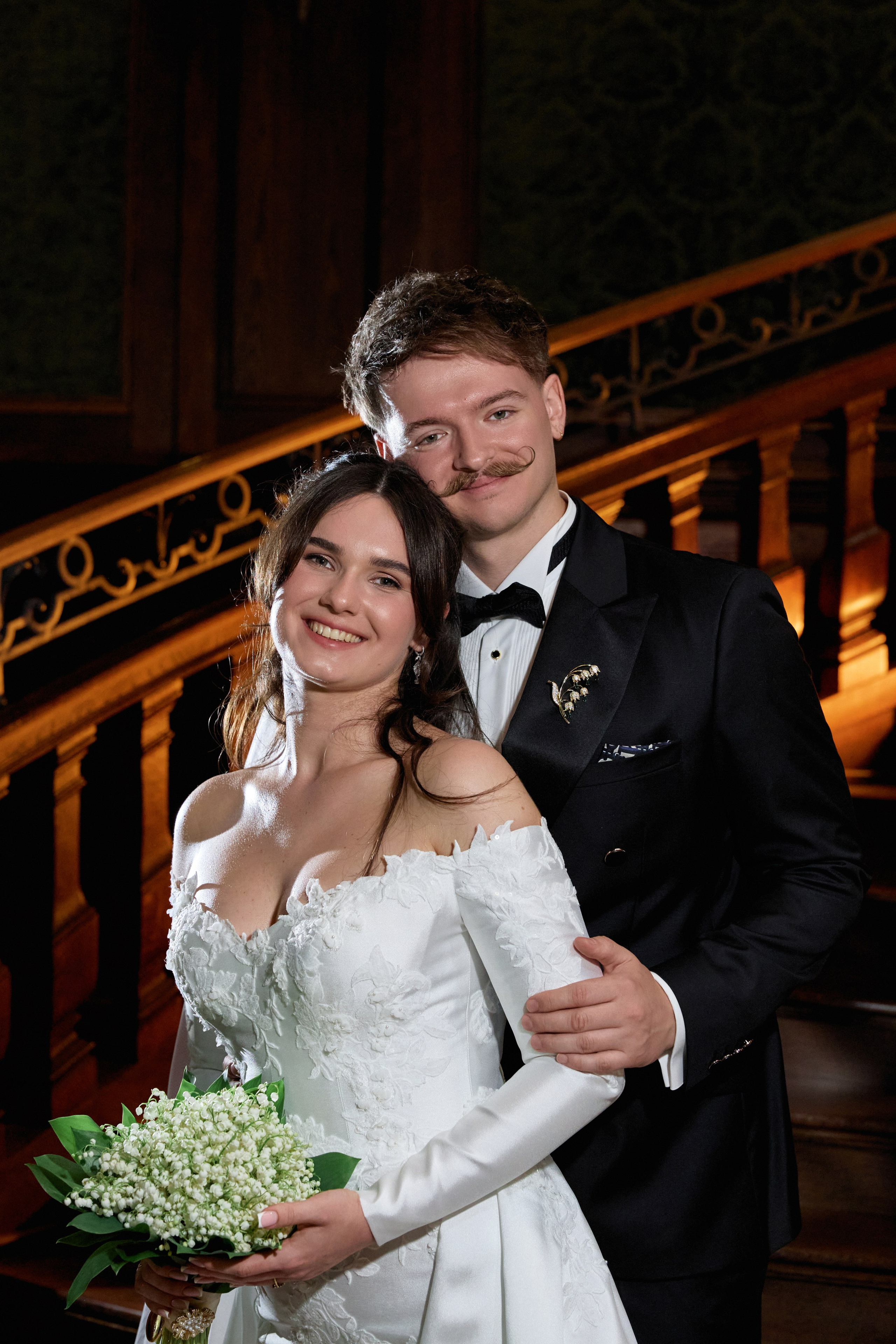 Wiktoria & Kacper. Pałac Goetz. Fotograf ślubny i rodzinny w Krakowie Yana Klymova