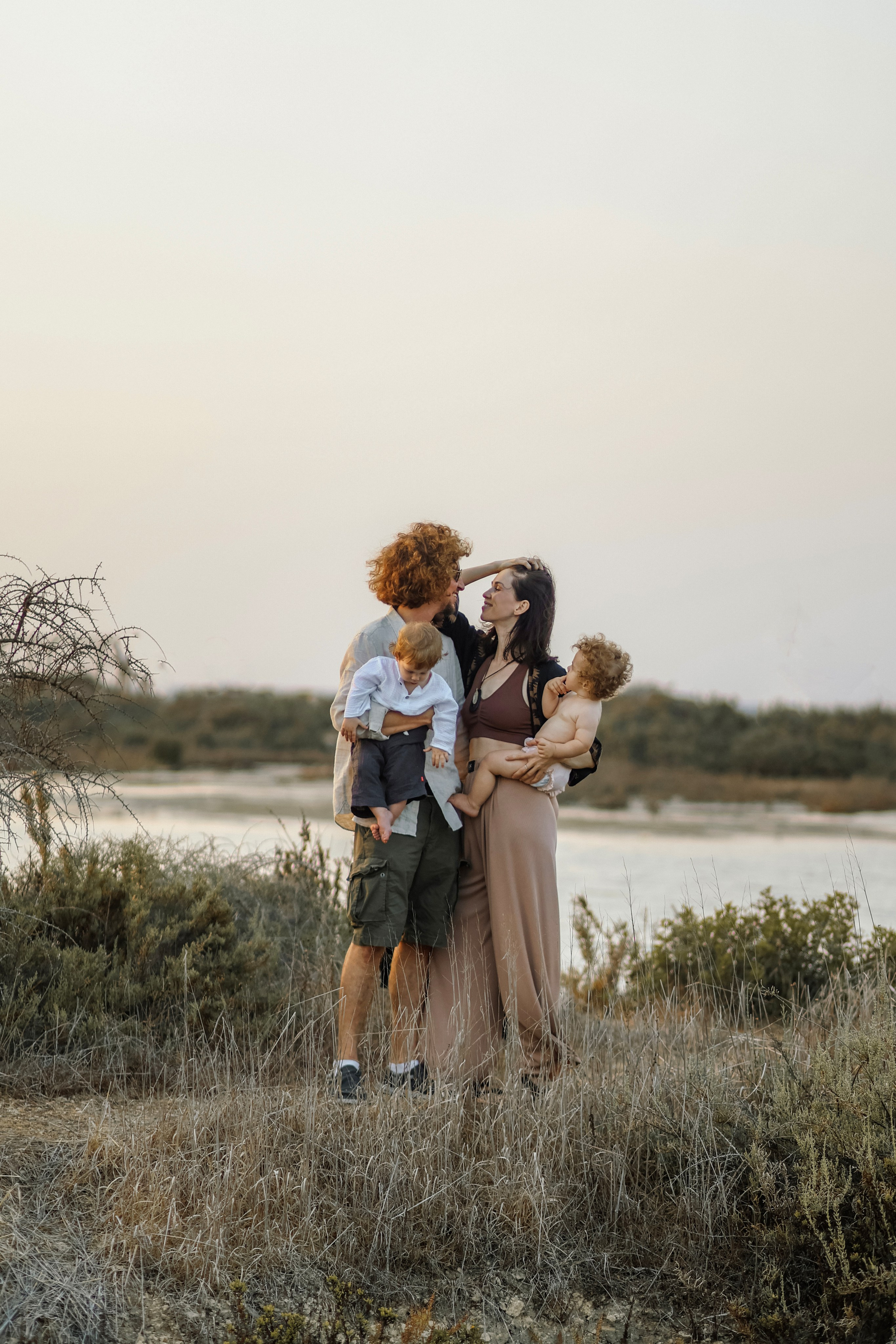 Little curls in Atlit. Family photographer in Israel