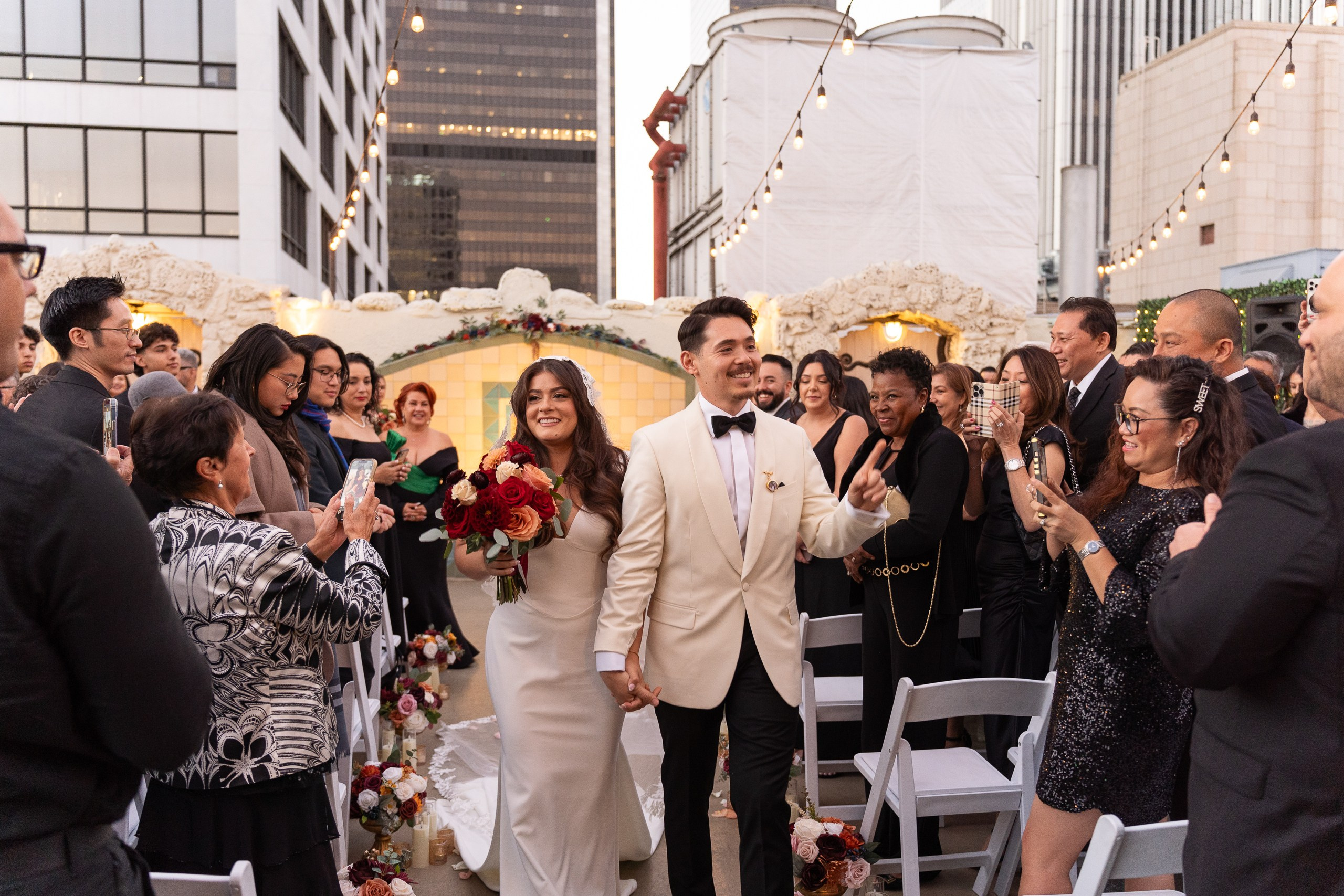 Elegant wedding in Art Deco Oviatt Penthouse in Downtown Los Angeles. Cinematic Wedding & Elopement Photography in Los Angeles | Inspired by Indie Film & Real Life