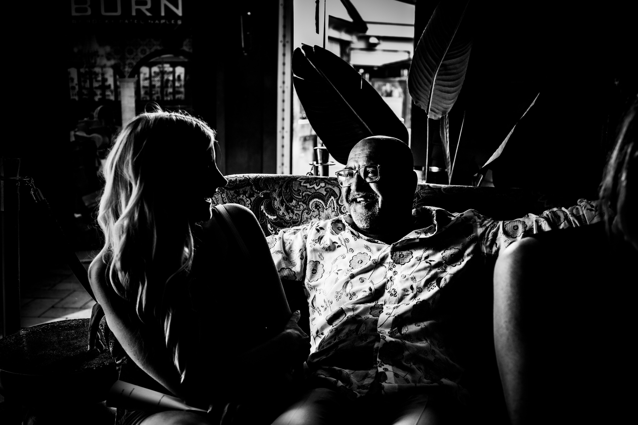 Burn Black and White Series. Out and About 239