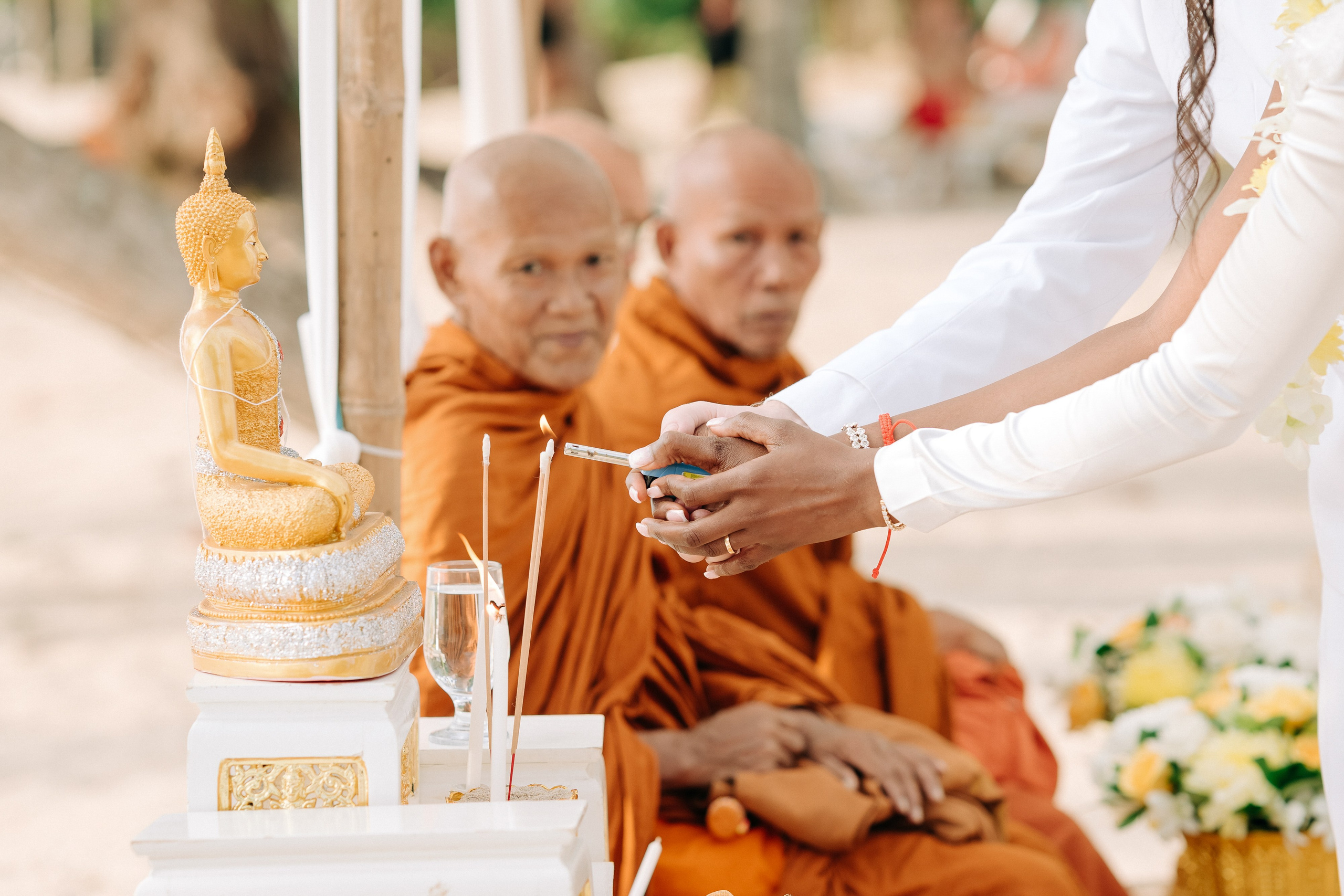 GRACE & MARTIN. Буддийская свадебная церемония на Самуи, Таиланд