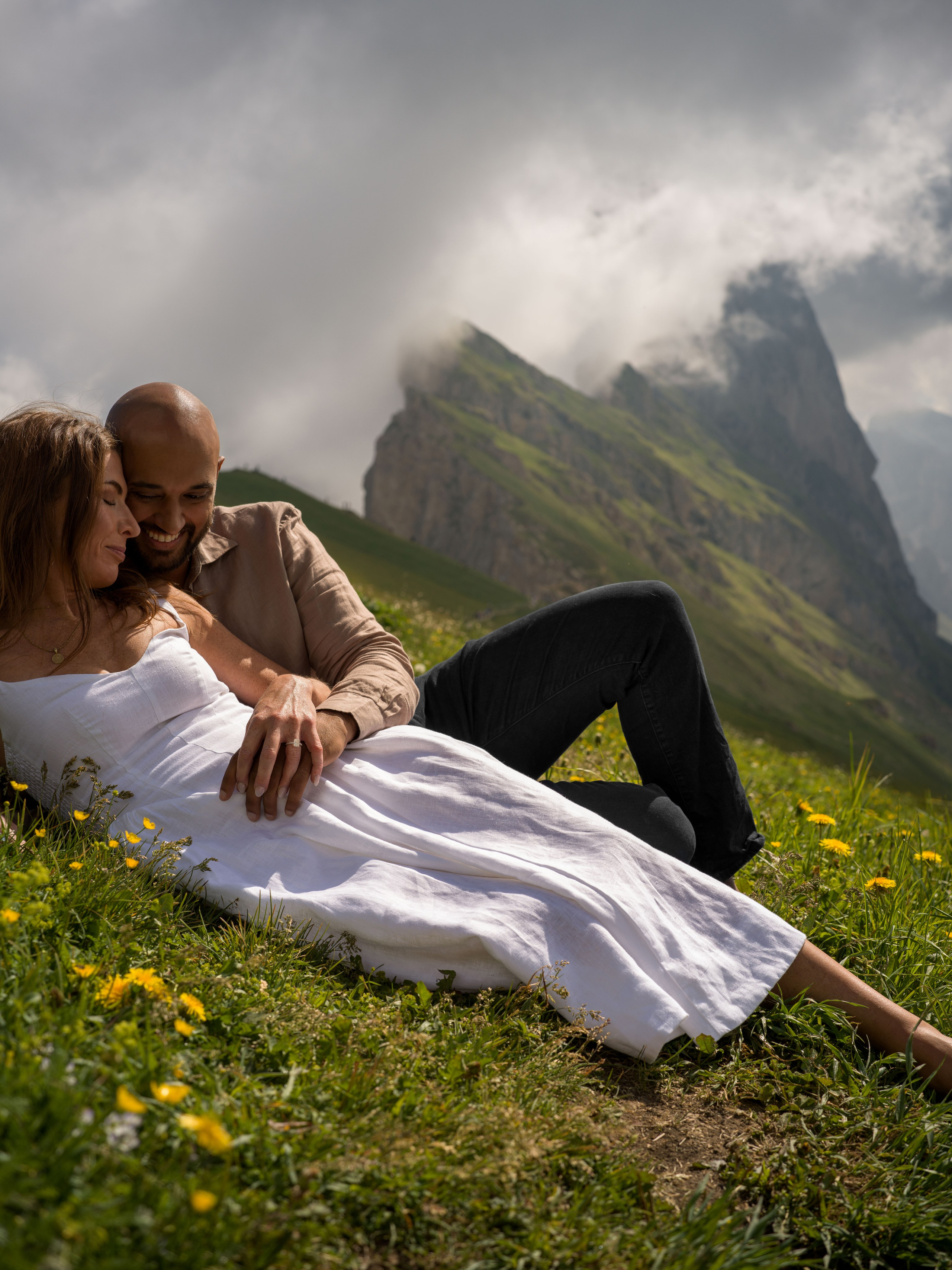 Elopement, Seceda, the Dolomites