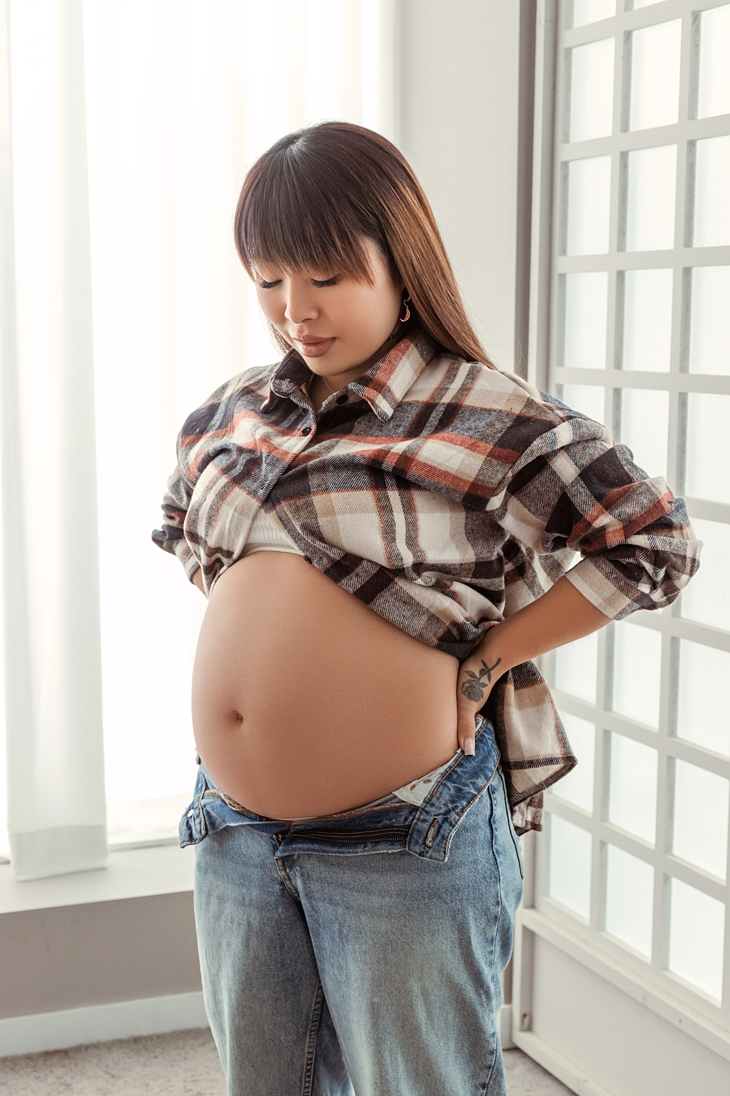 Валерия. Фотограф беременности, ньюборн и годовасиков в Корее Жанна Хан