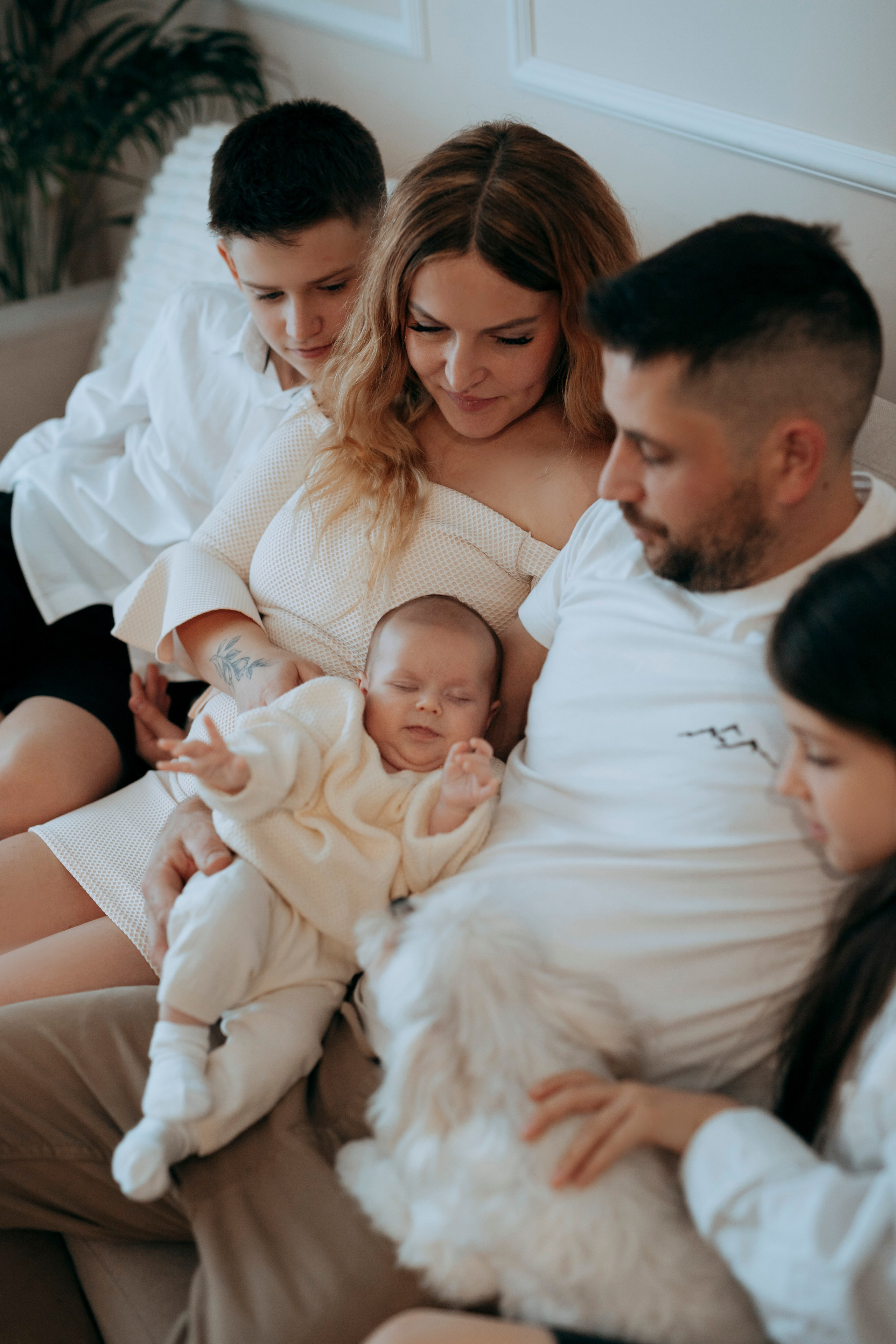 Domowa sesja rodzinna