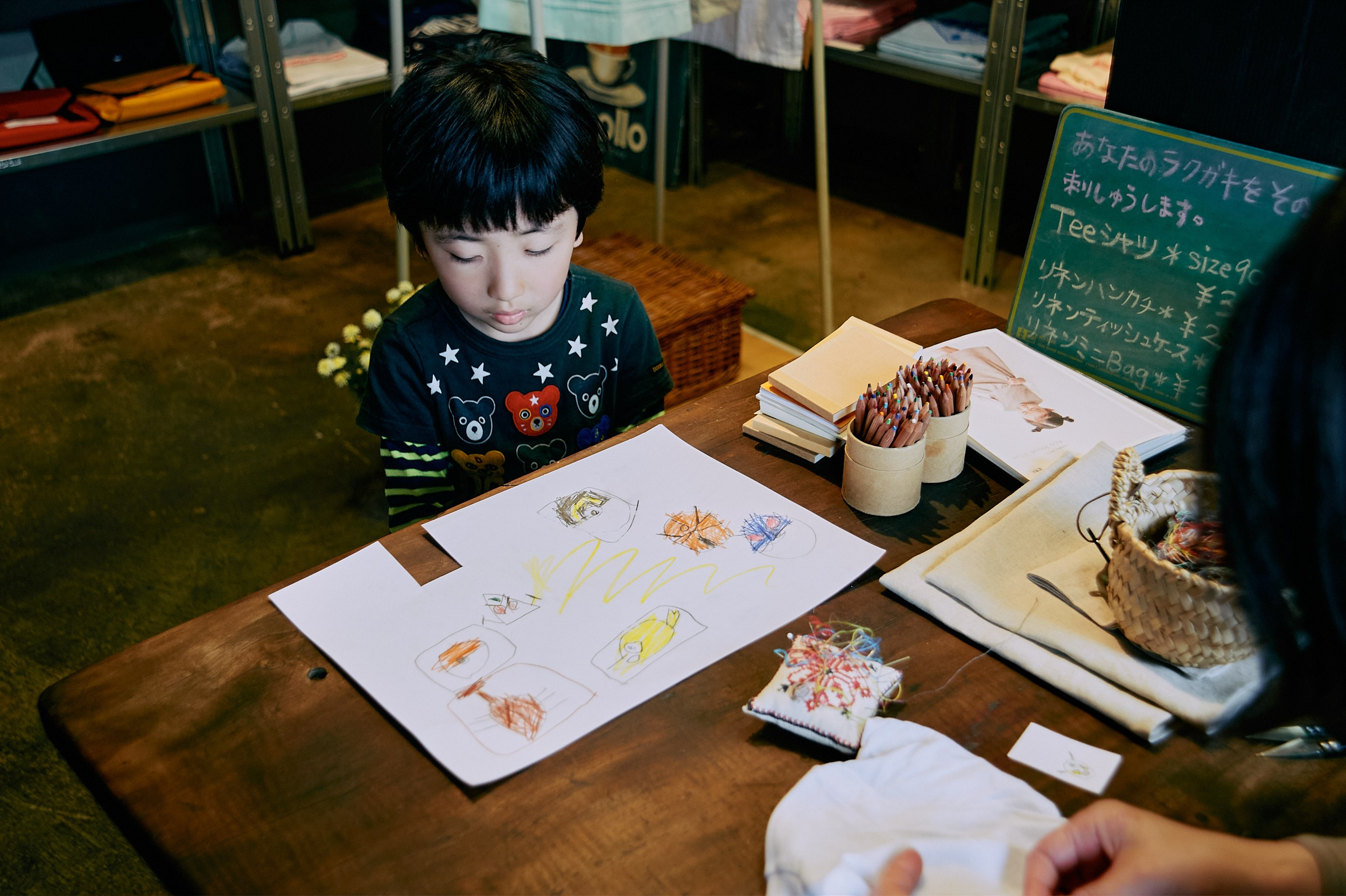 ライブ刺しゅうがやってきた ! !. MT
