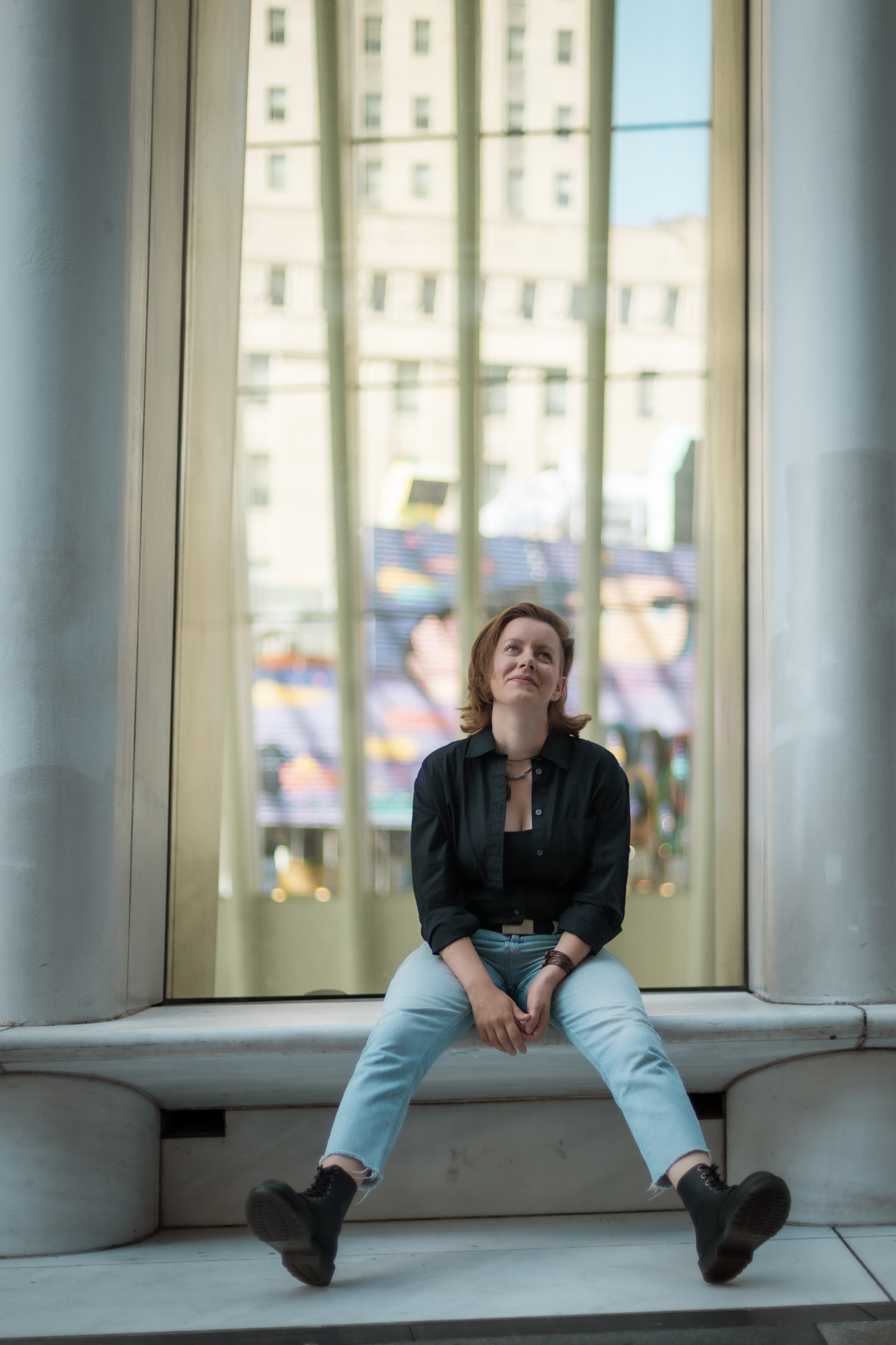 Городская съёмка. Всемирно-торговый центр. Манхэттенский мост. Фотограф в Нью Йорке