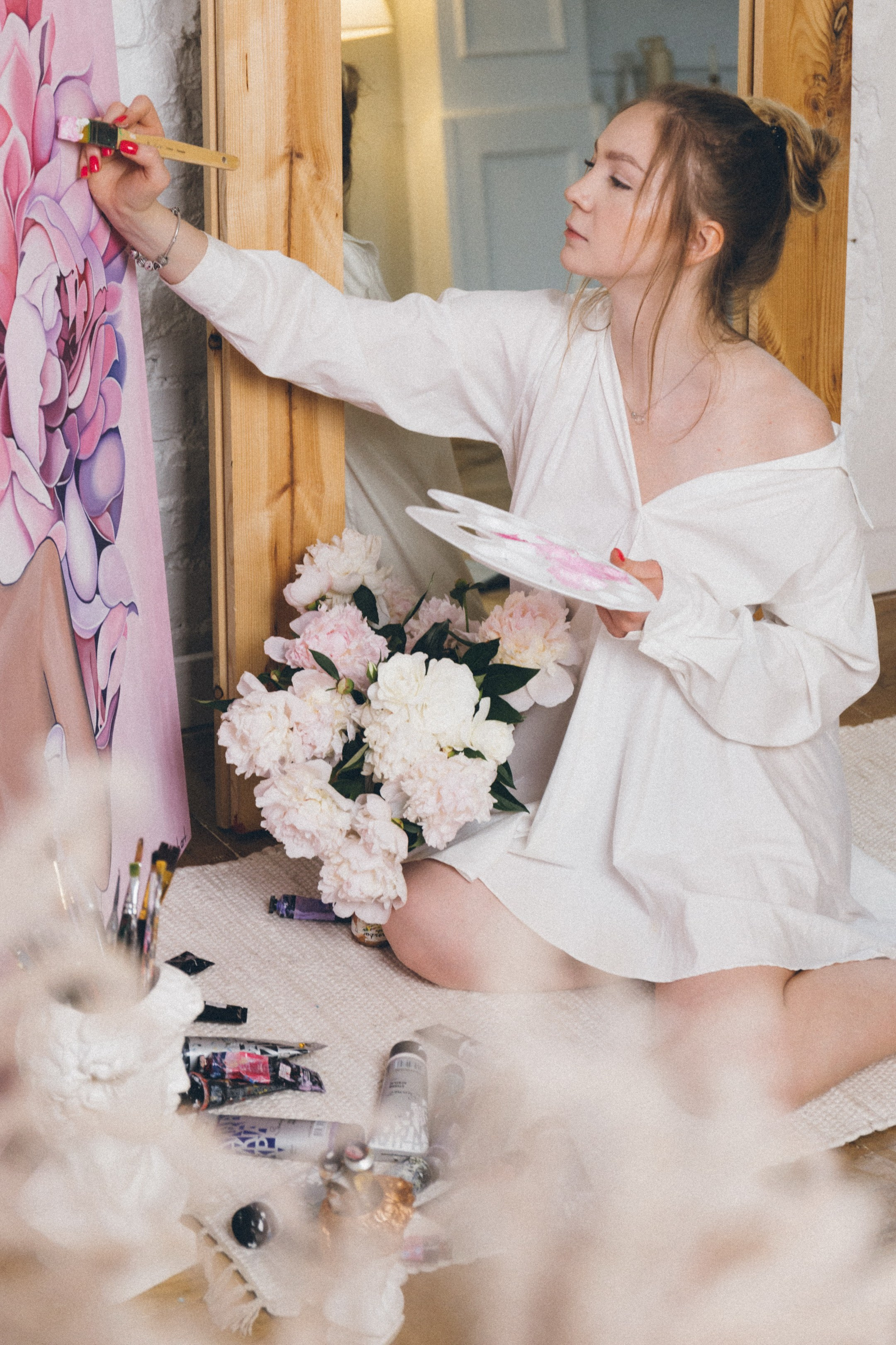 Алеся-фотосессия для художника. Фотограф Анна Кучерявая | Свадьбы и мероприятия в Дубае