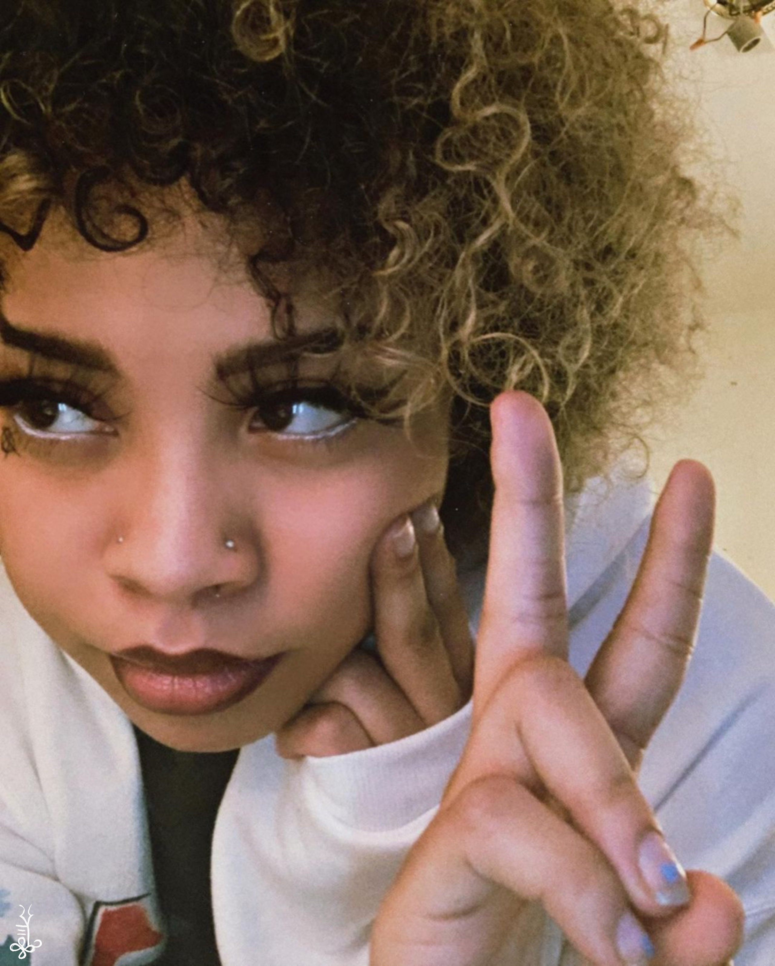 @leray.x wearing custom mob Psycho hoodie designed by Ke'Ondris