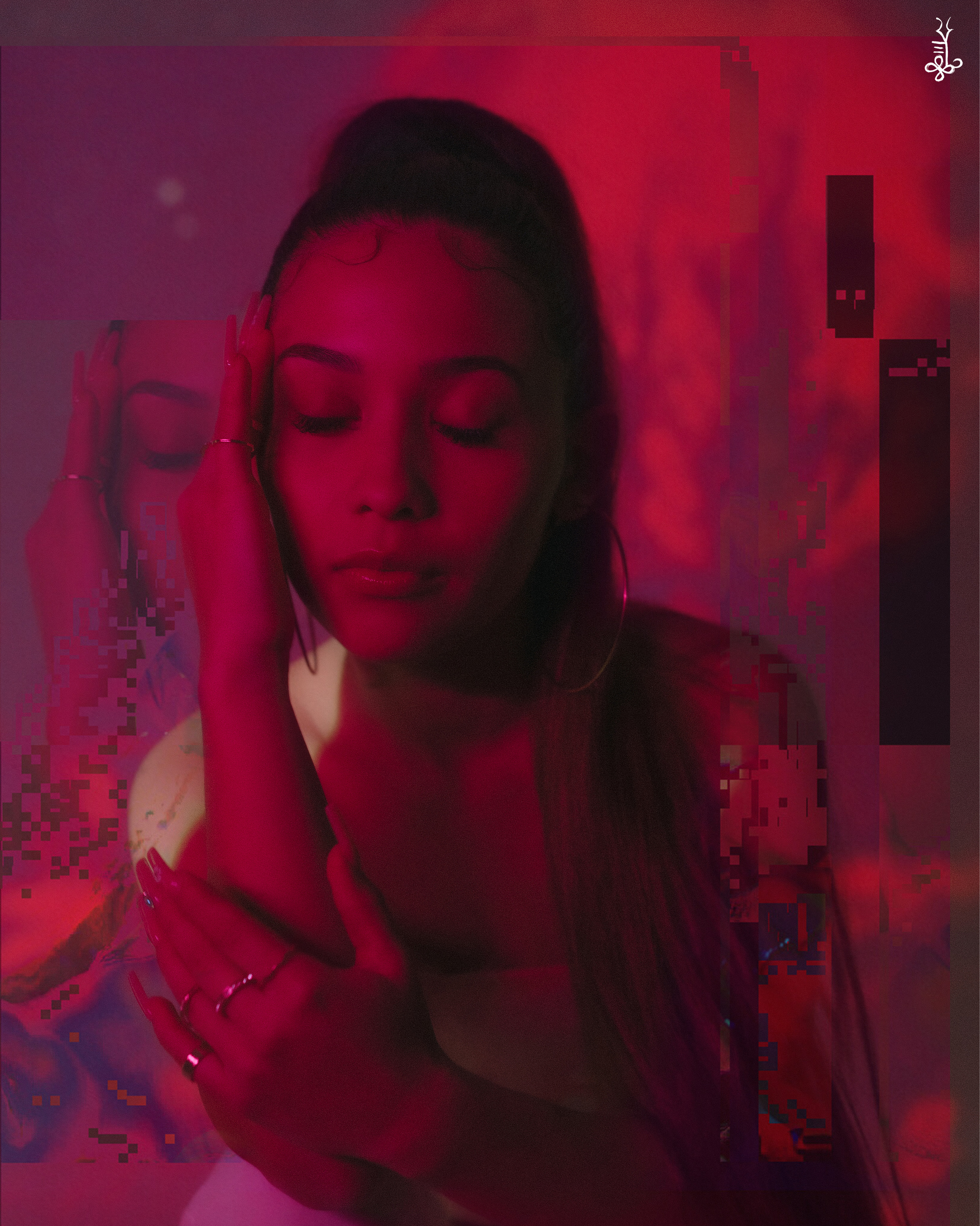 JULISSA Shot by Ke'Ondris & Glitch Art by Ke'Ondris