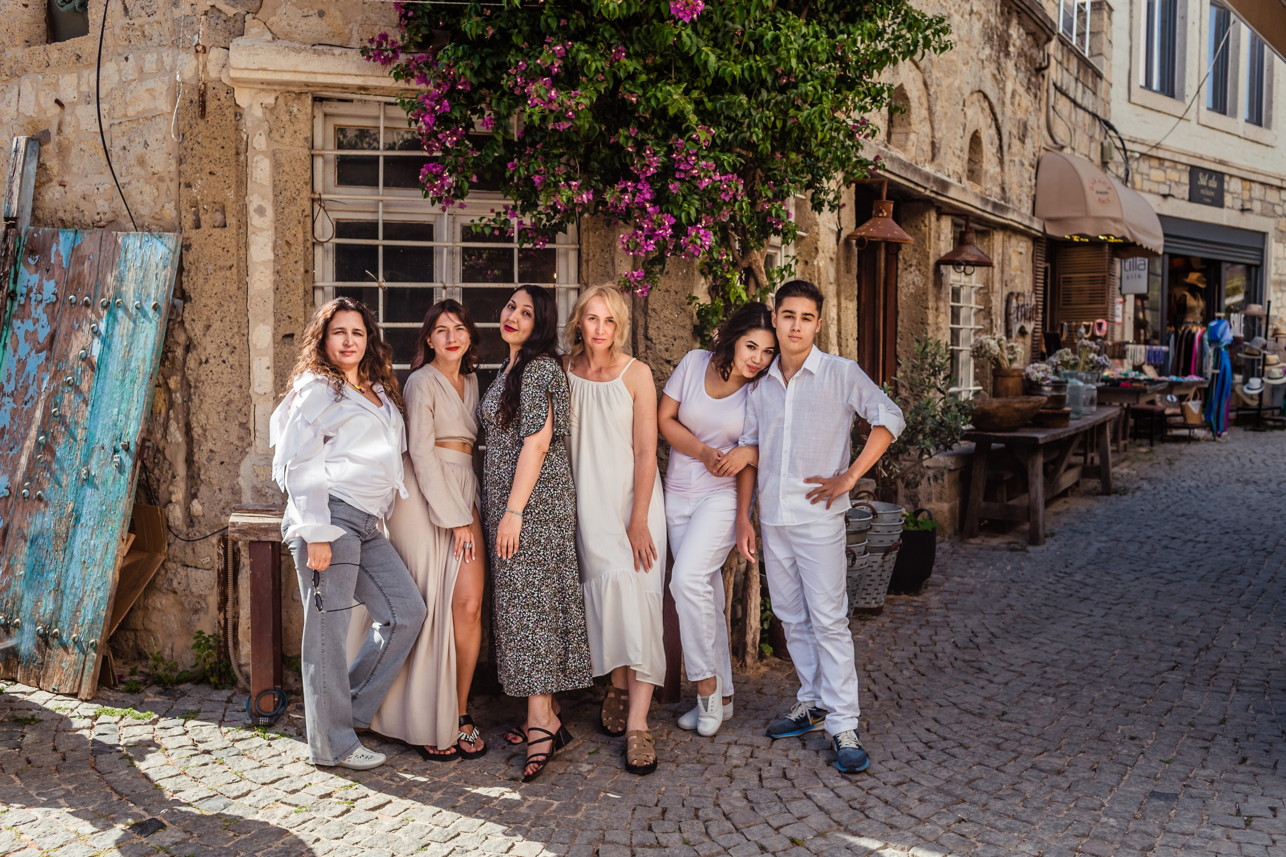 Фотосессия для туристической группы в Алачаты, Чешме