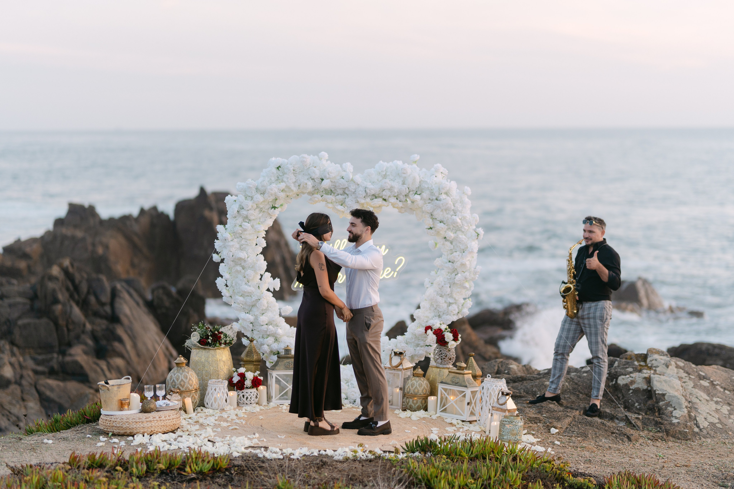 Wedding Proposal at the Beach. Davi Valente