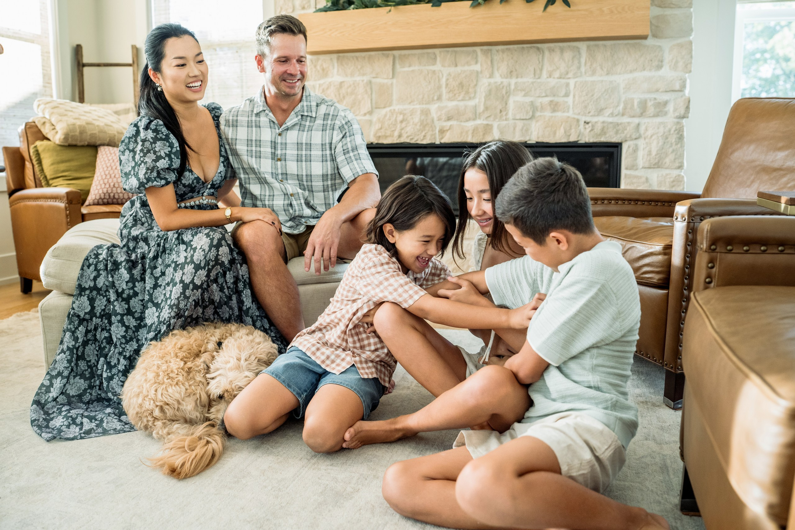 Juyoun, Brian, Jia, Camden, Myles. Alisa Tant — Family and newborn photographer Bucks County, Montgomery county, Philadelphia, NJ