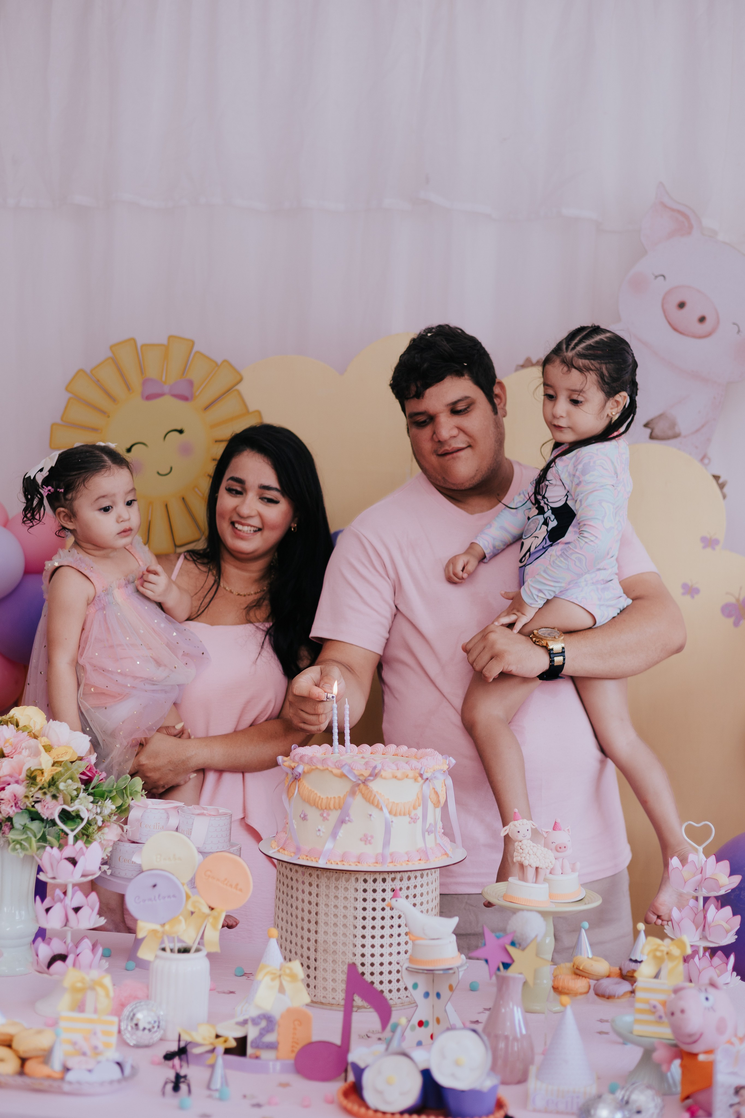 Cecília 2 anos. Fotografia de família e parto