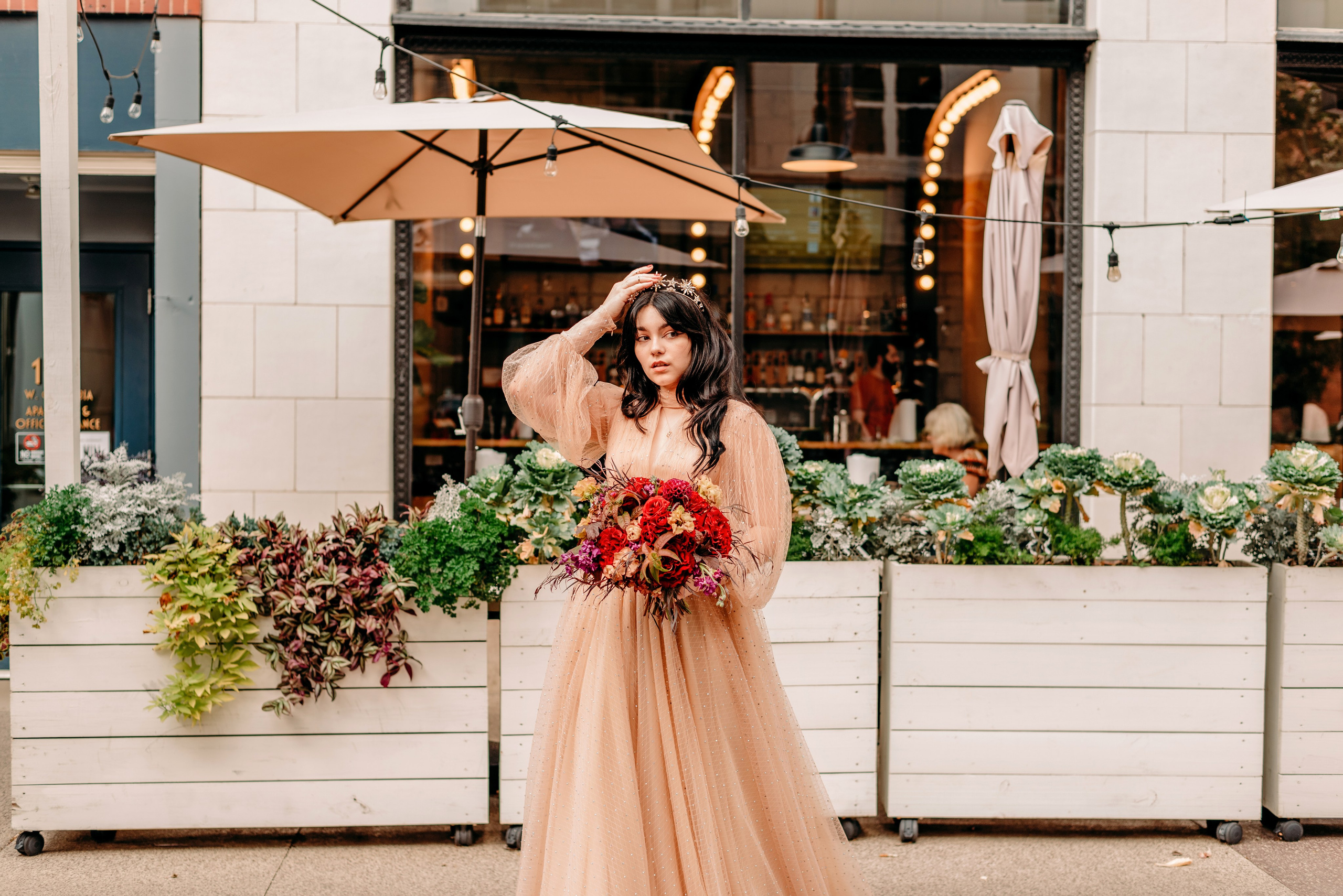 Bold & Dramatic Wedding at The Paper Mill on The Landing | Fort Wayne Wedding Photographer. Alexandria Danielle Photography | Fort Wayne & Indianapolis Wedding Photographer
