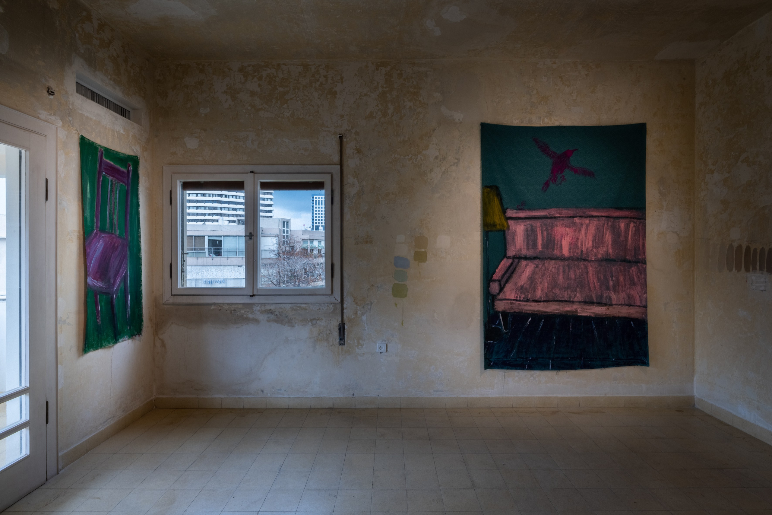 Bird on the windowsill, 2024. Haim Sokol’s artists website