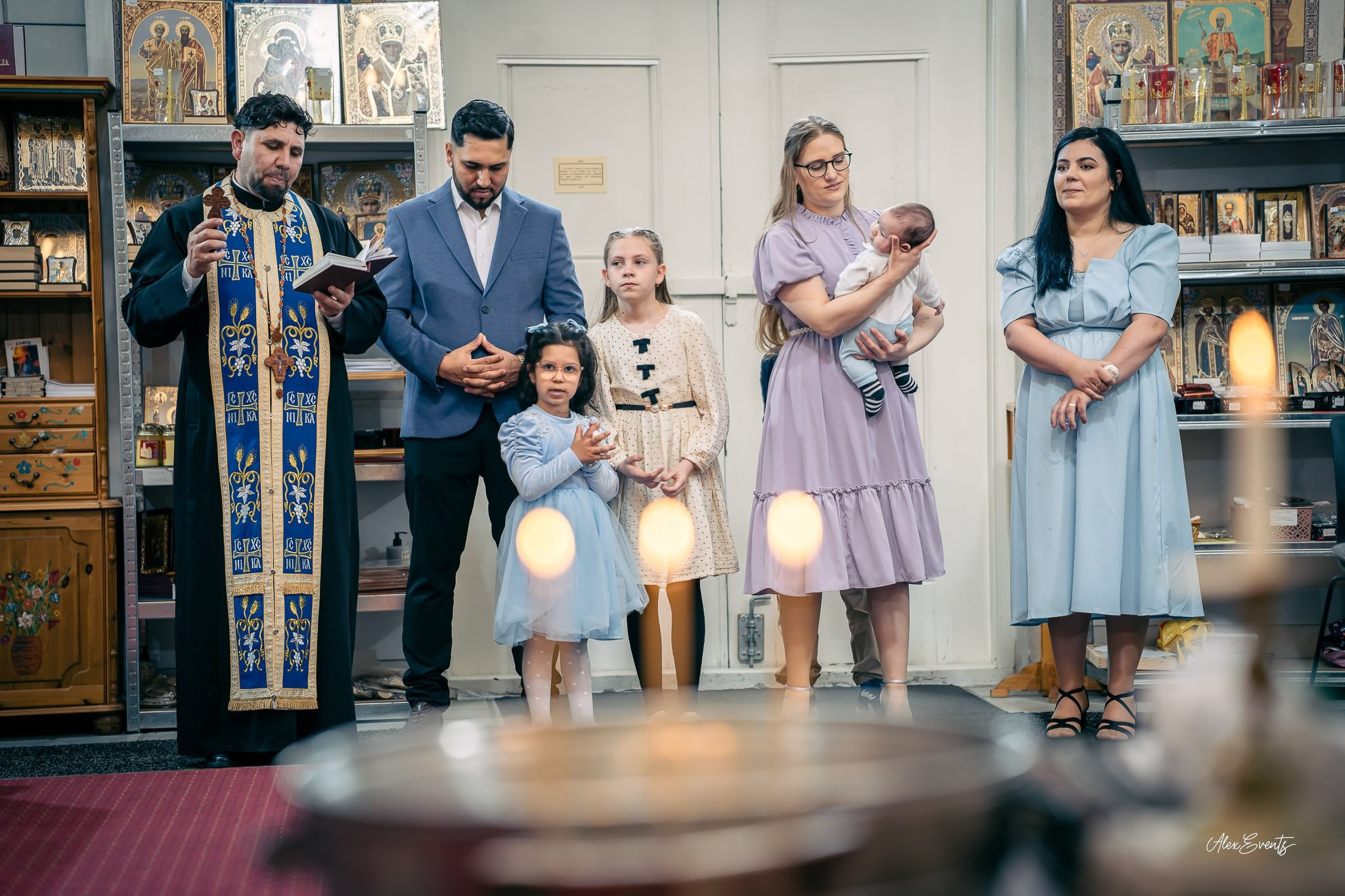 Fotograf Botez Vejle | Biserica Românească | AlexEvents