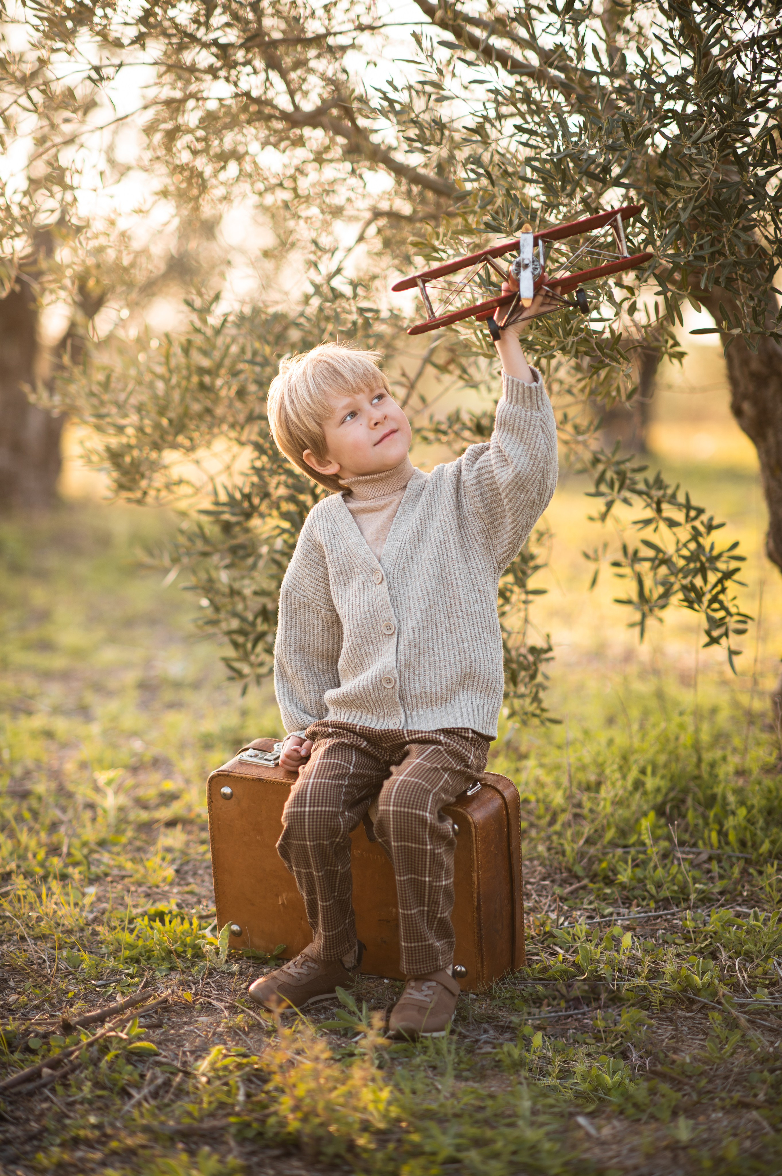 Olive Trees Mother and son. Family, children, portrait, and event photography in Thessaloniki