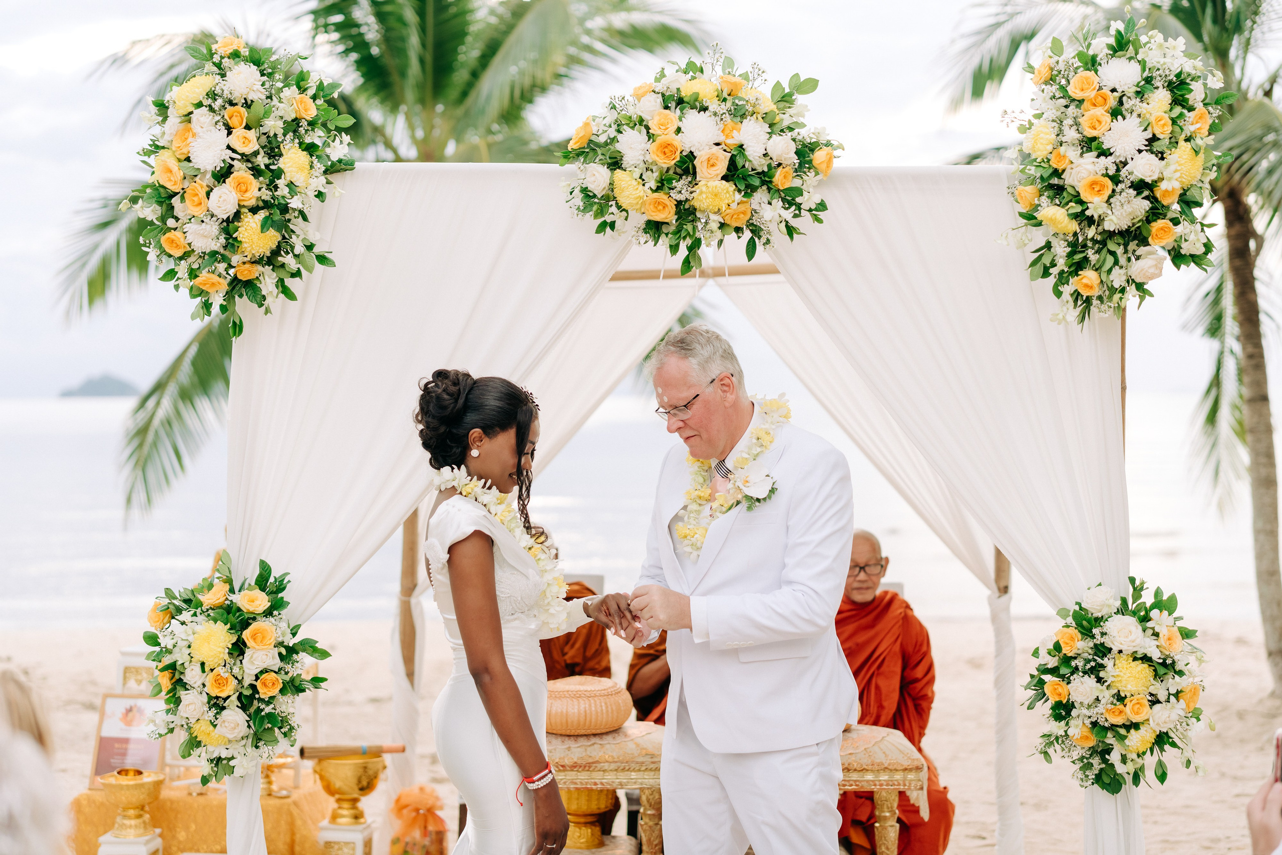 Photo. Буддийская свадебная церемония на Самуи, Таиланд