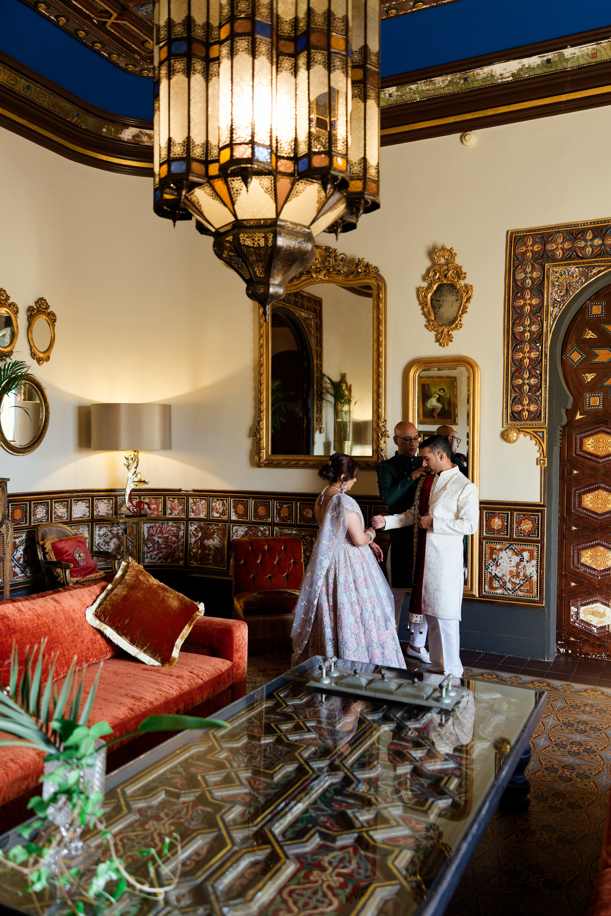 Indian wedding at Gran Villa Rosa, Barcelona