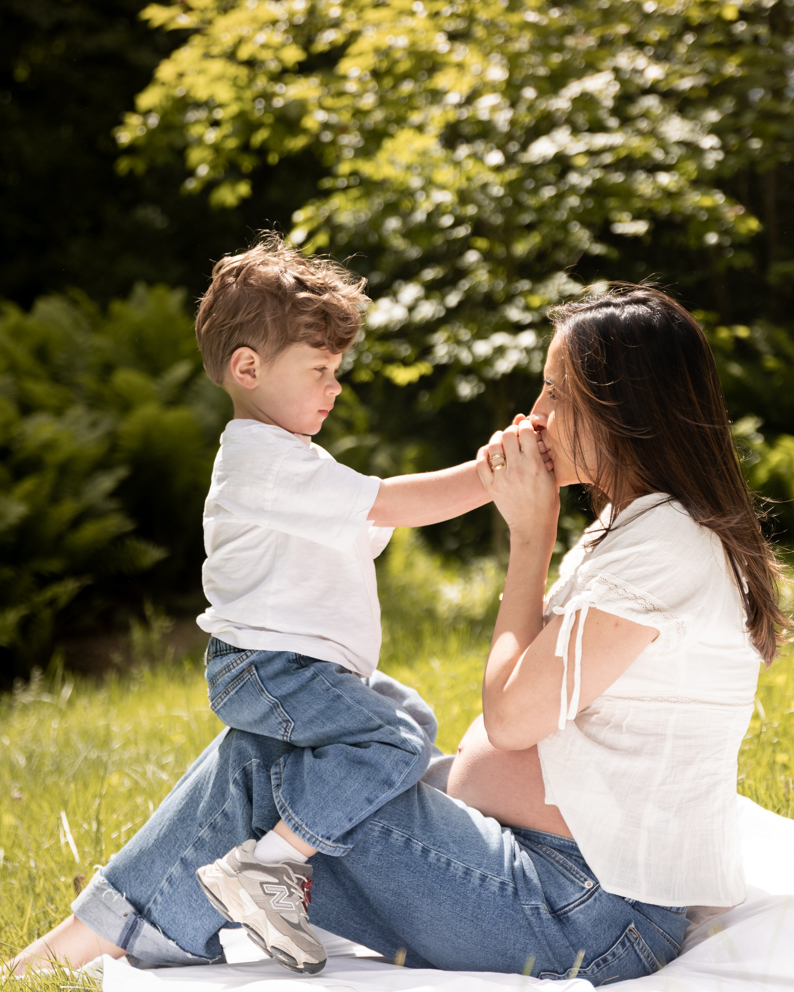 Waiting for Baby Number Two. Family, lifestyle, and commercial photography in New York and New Jersey