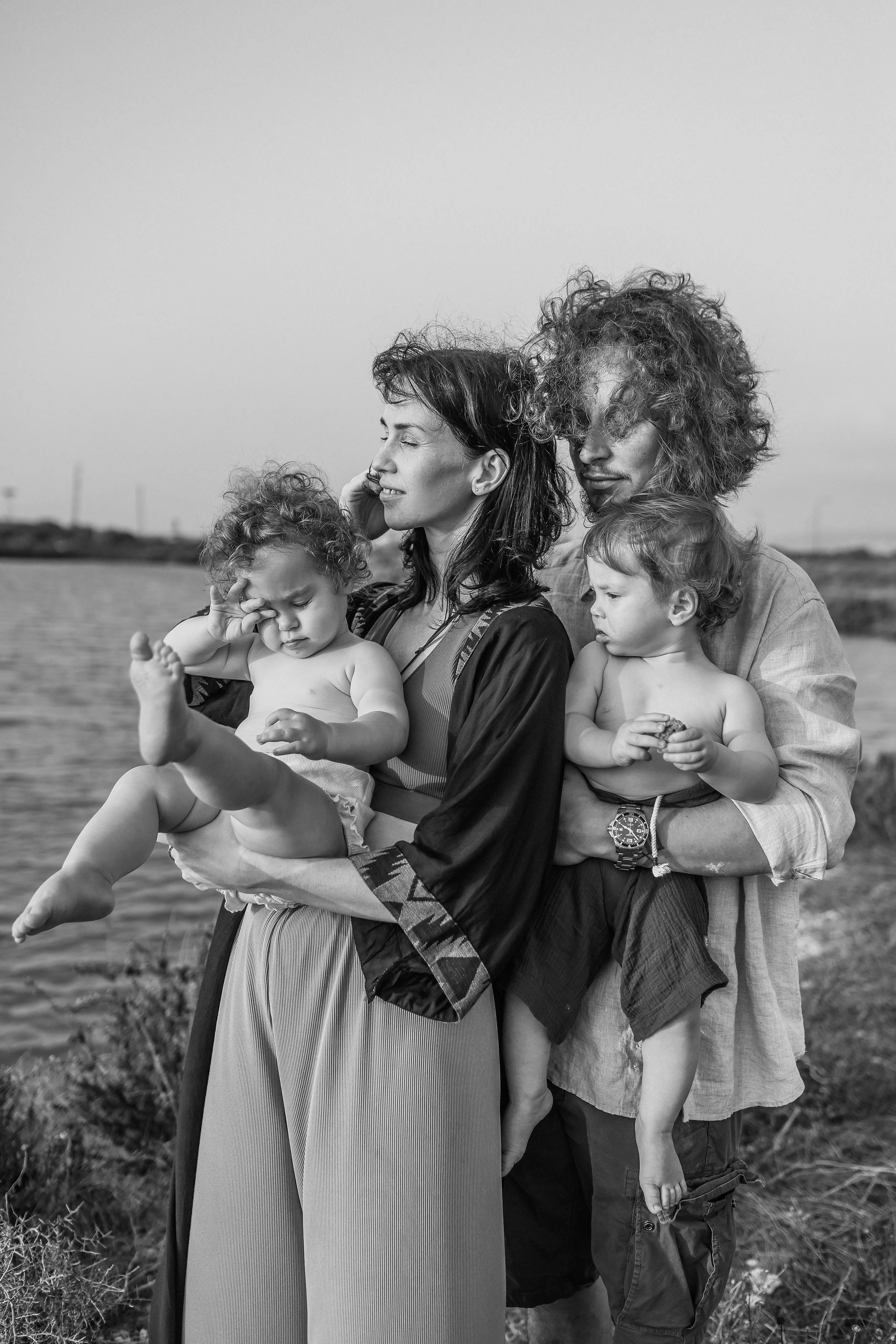 Little curls in Atlit. Family photographer in Israel