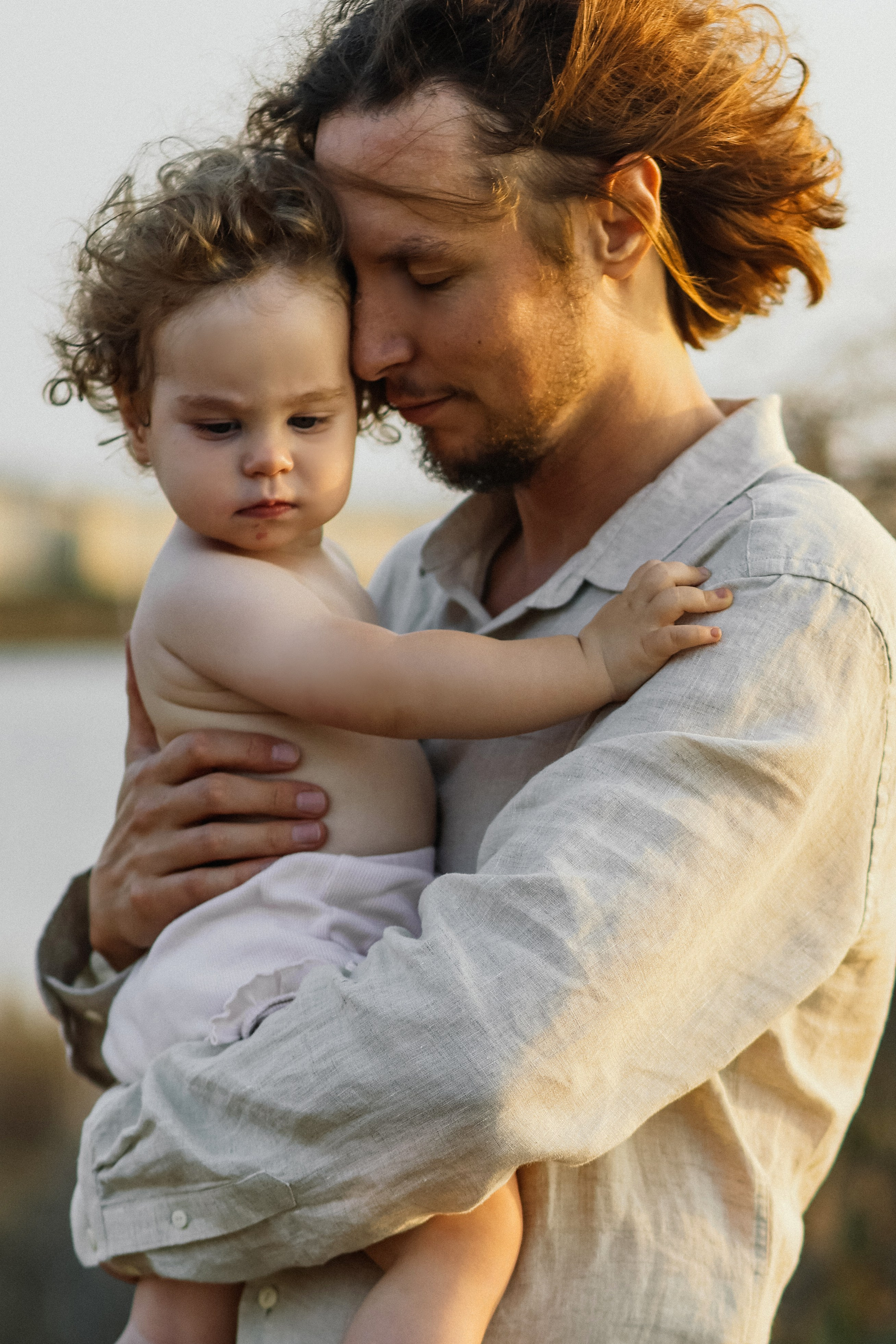 Little curls in Atlit. Family photographer in Israel