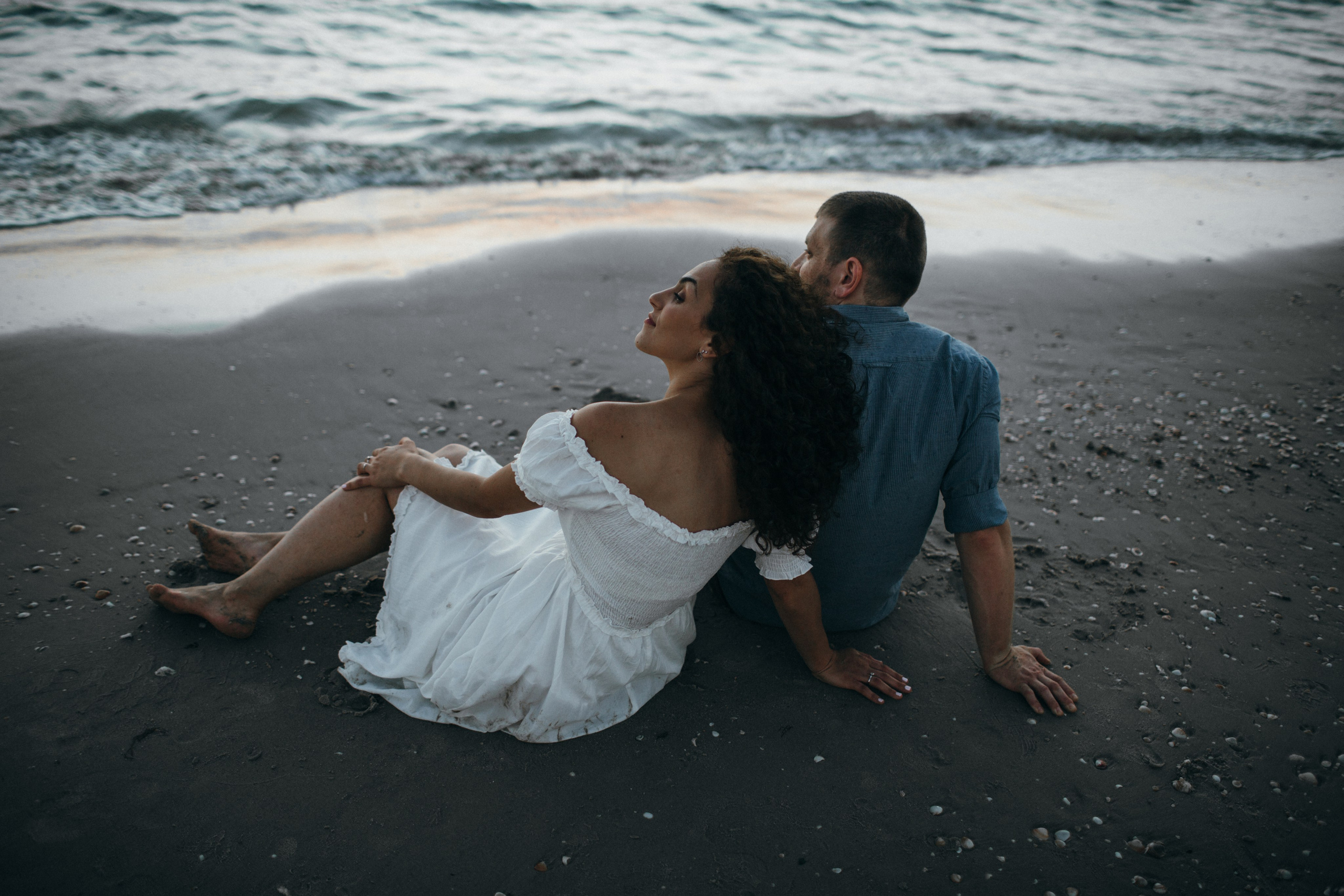 Pre wedding session at Nahsholim beach. Family photographer in Israel