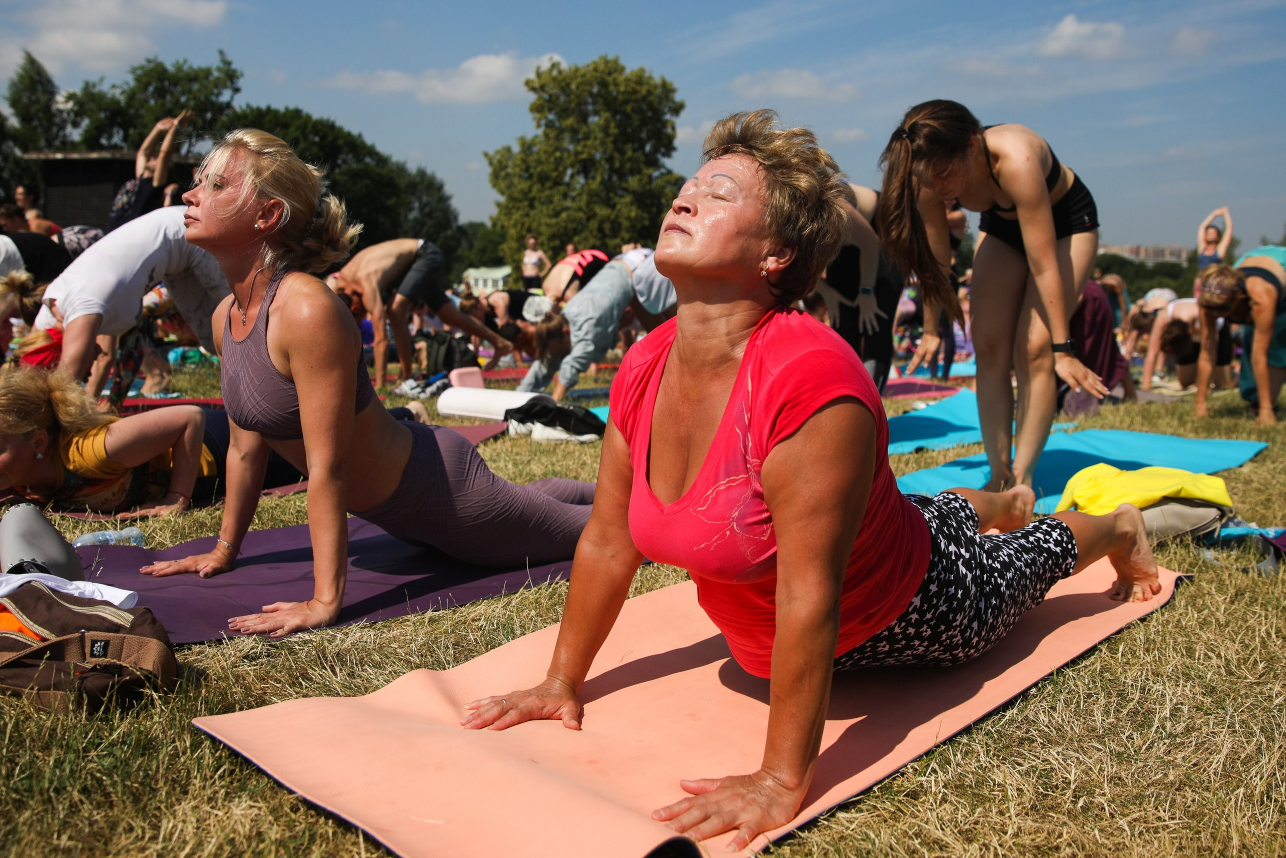 Yoga Day. True Story Photography