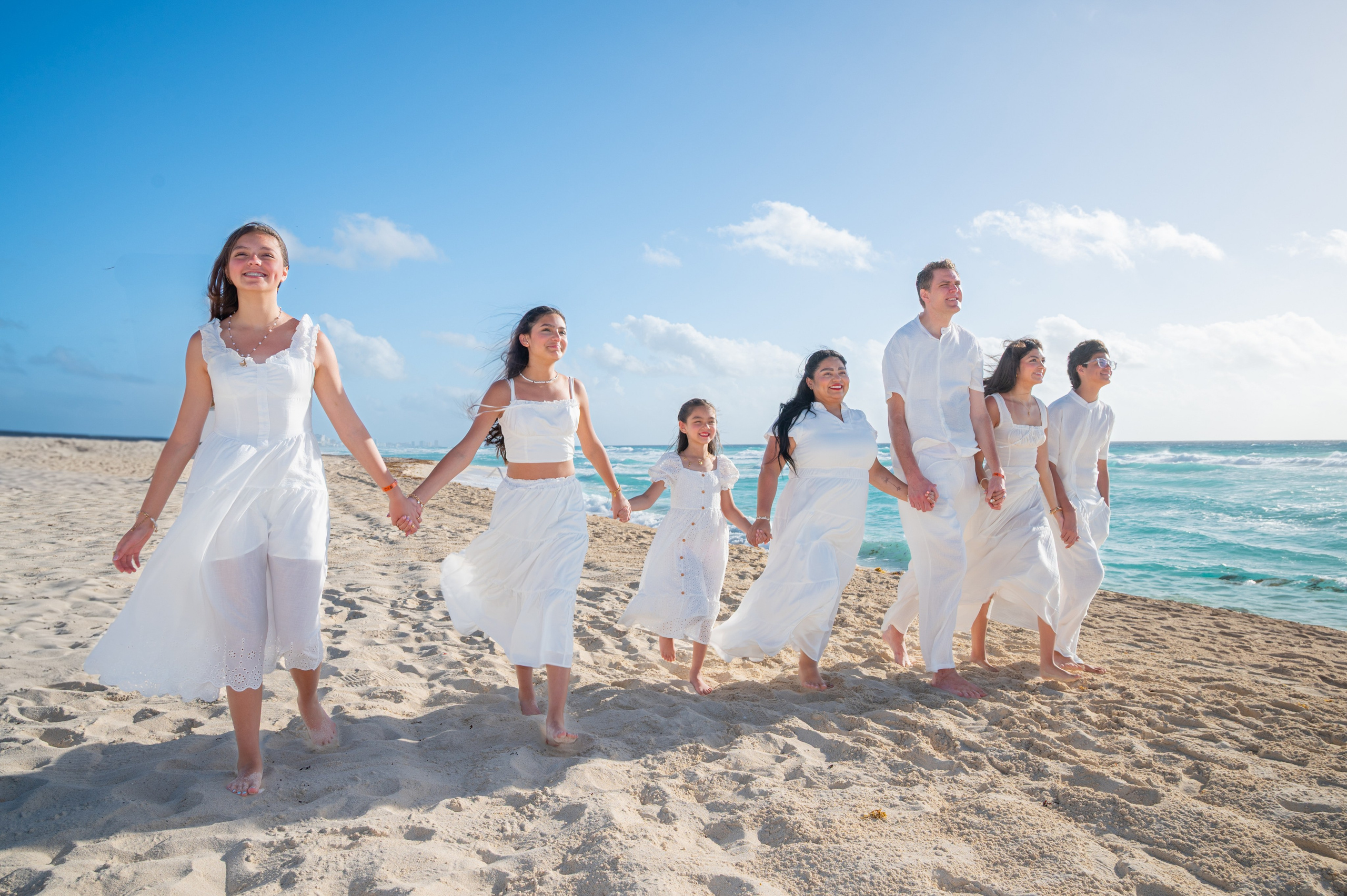 Big family photosession. PHOTOGRAPHER QUINTANA ROO