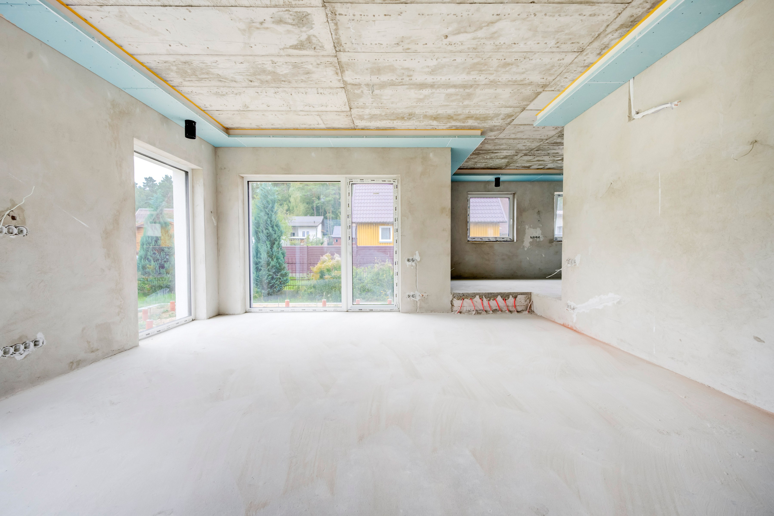 Pagubės sodų 11-oji 16, Vilnius. Namas su nepilna apdaila. Elina Sapiega fotografė Vilniuje