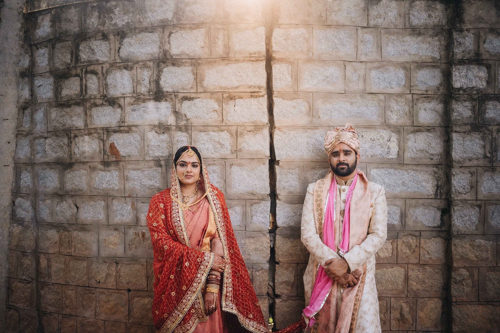Telugu + Punjabi Fusion Wedding at Le Roma Gardenia resort, Bangalore, India