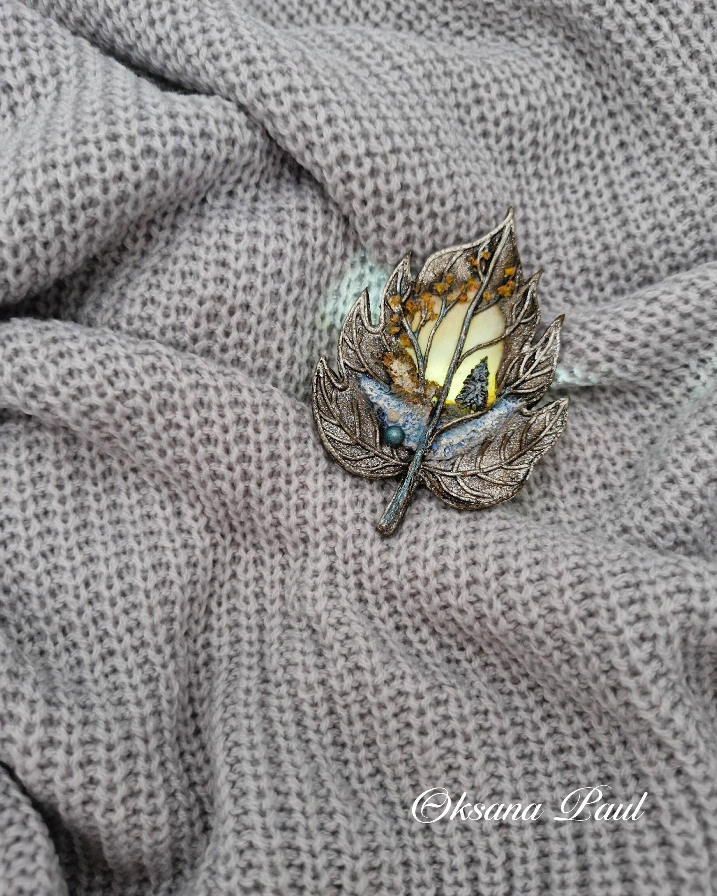 Броши с цветами / Blumen-Broschen ➜. Oksana Paul-Gardinen-Design Oksana Paul ✧ Art of Gardinen & Textile Design ✧ Polymer Clay Art & Handmade Creatures