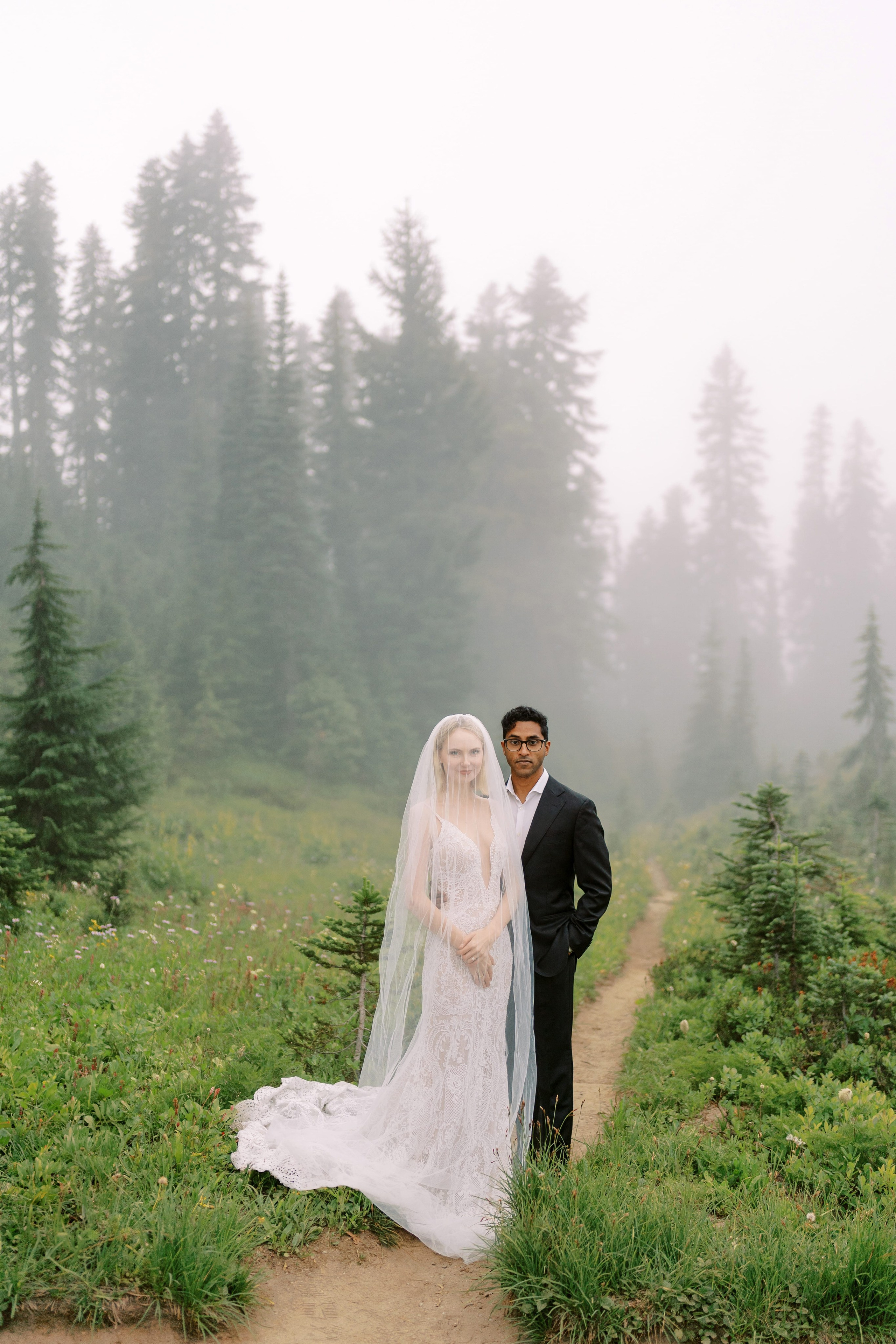 Rachel & Ryan Wedding photoshoot. August 2024. Little Tipsoo Lake, WA Day 2. EVAN ARISTOV WEDDING PHOTOGRAPHY — Seattle Wedding Photographer