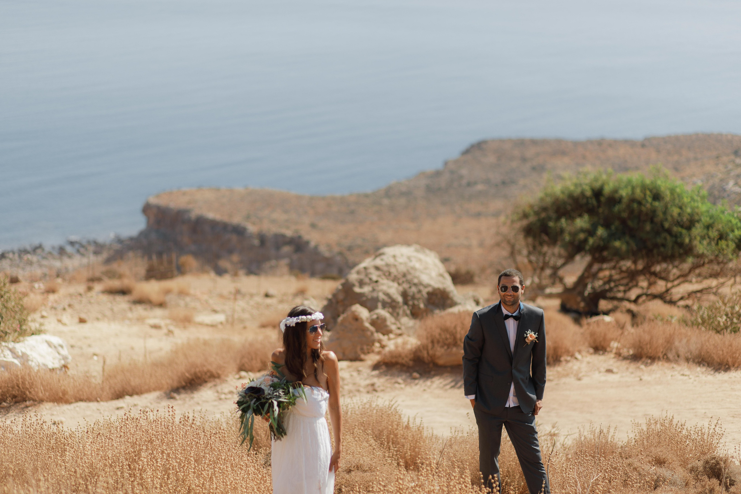 Marino & Steffi, Crete. Denny Savon — Photographer in Santorini | Weddings, Love Stories & Flying Dress