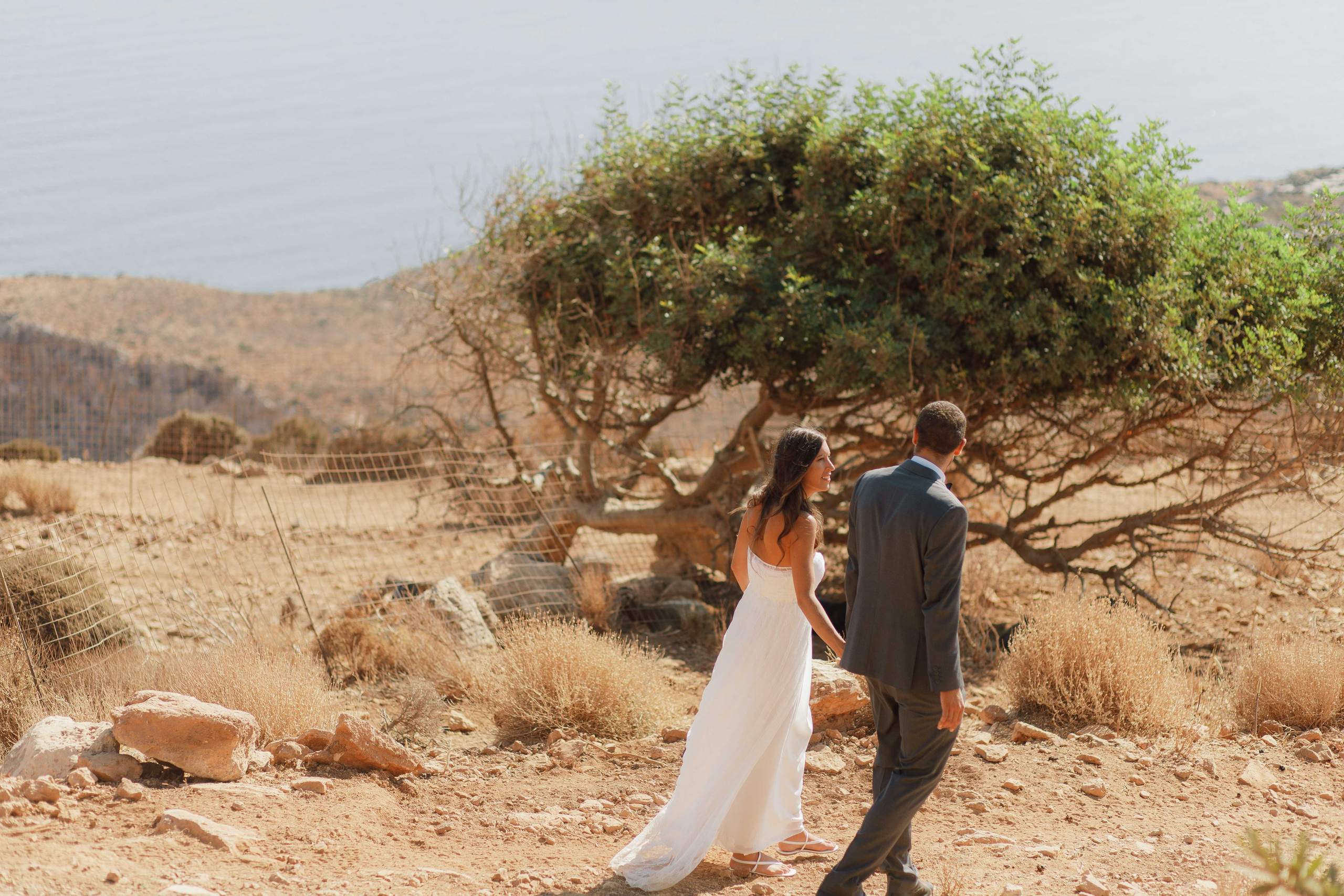 Marino & Steffi, Crete. Denny Savon — Photographer in Santorini | Weddings, Love Stories & Flying Dress
