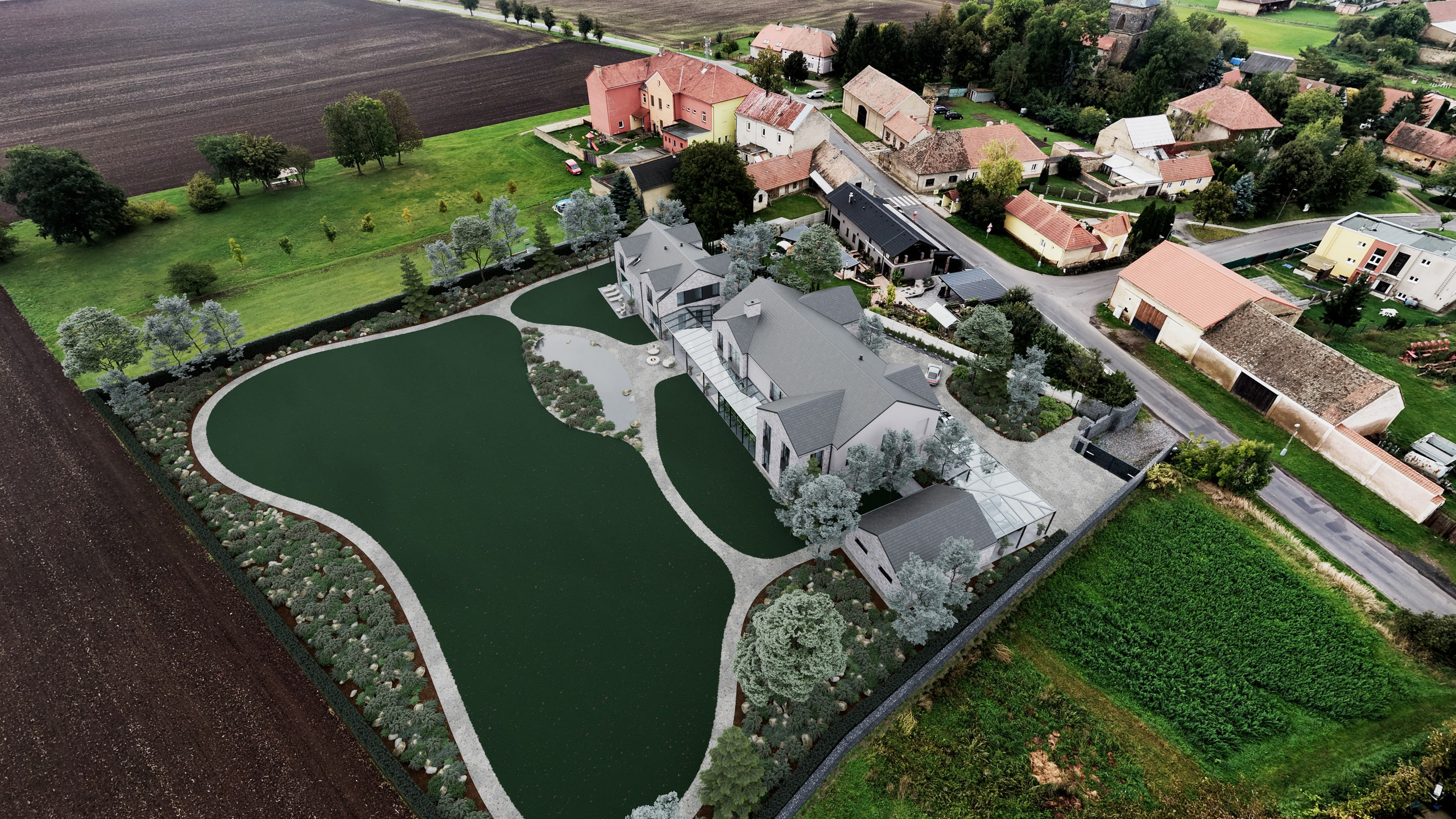 Zahrada — Kmetiněves. Filipenka Architects