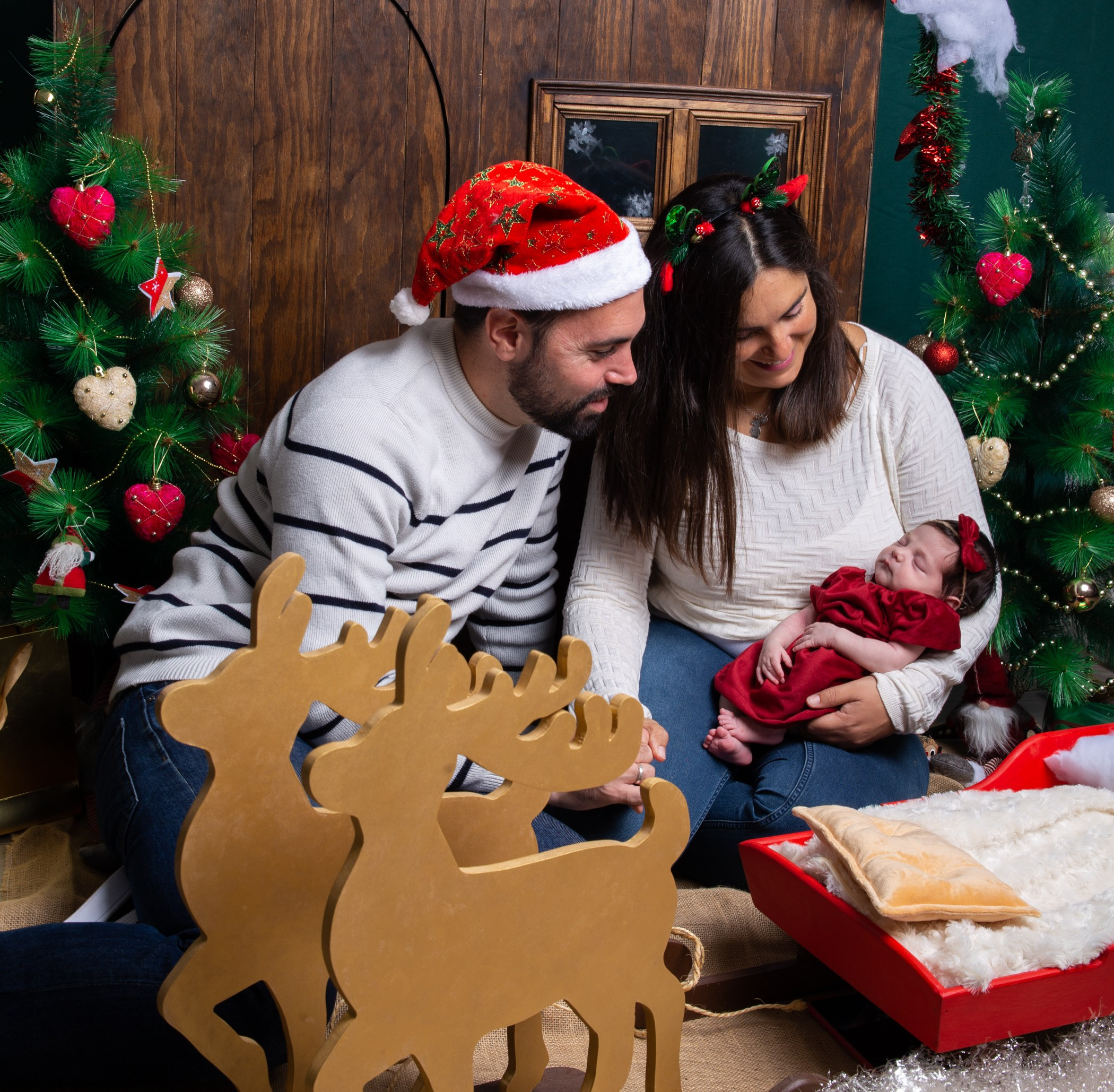 Primera Navidad de Elia. Фотограф в Матаро, Барселона. Евгения Шихина