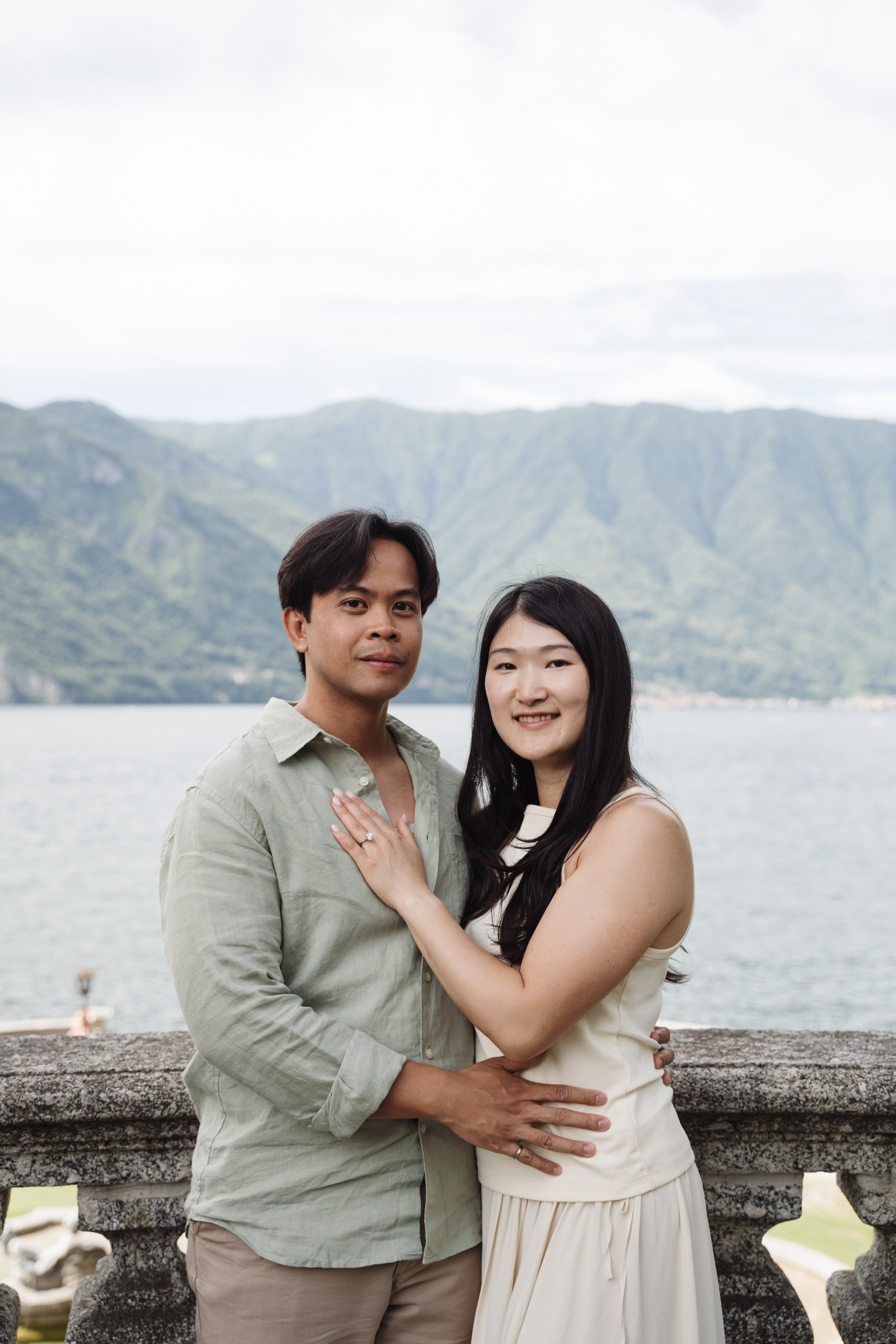 Tremezzo Sunrise Proposal. Lake Como Proposal Photographer | Surprise Proposals & Engagements